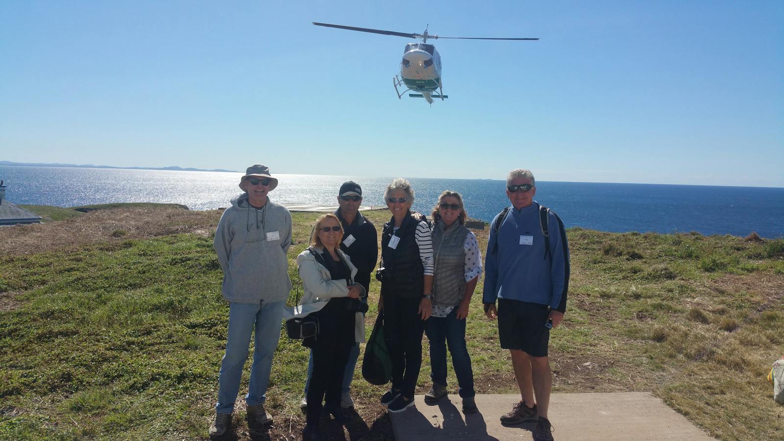 Visitors to South Solitary Island