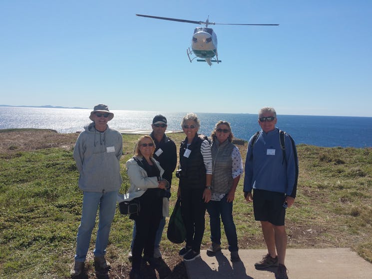 Visitors to South Solitary Island