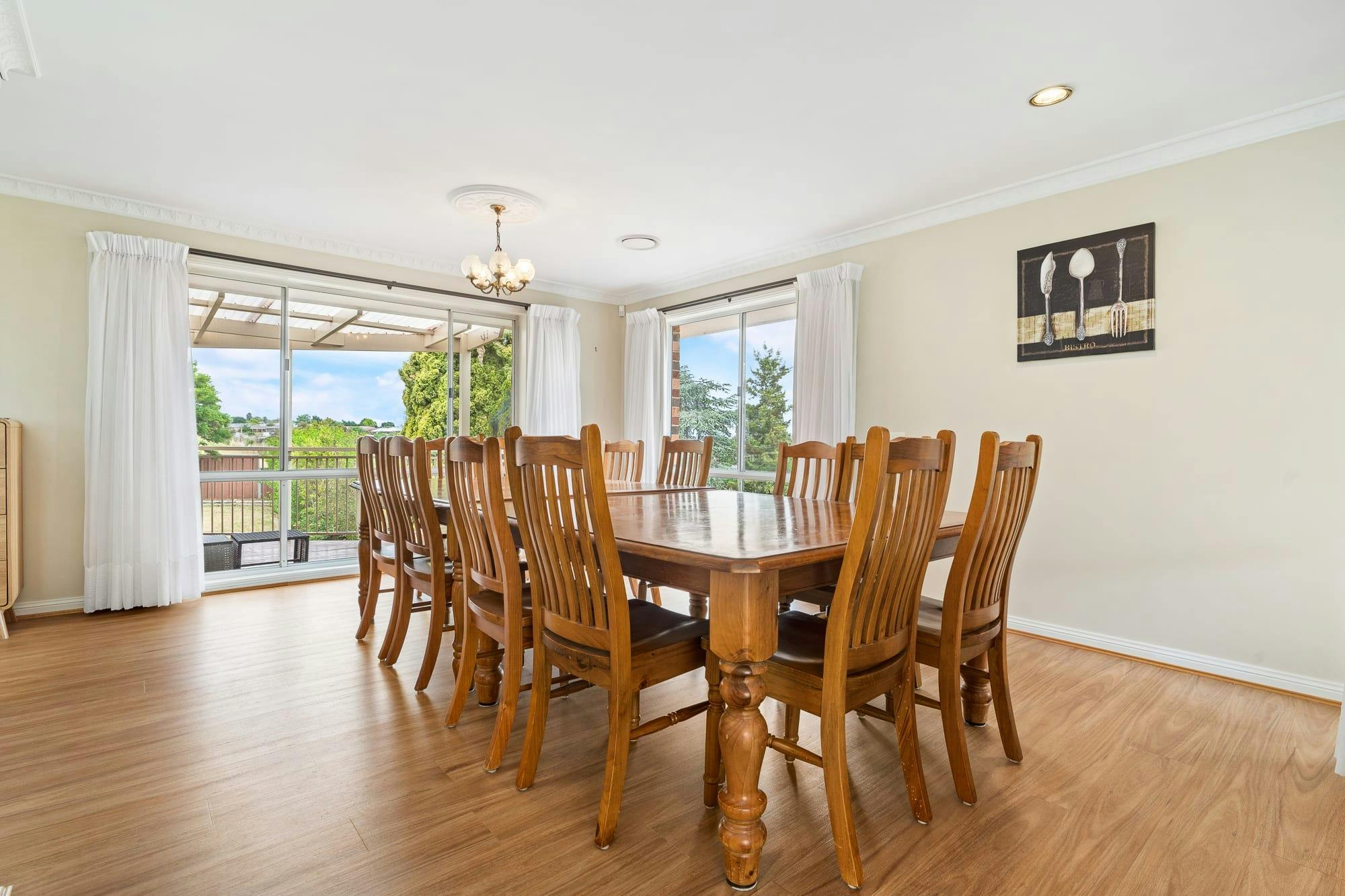 Dining table for 14 chairs