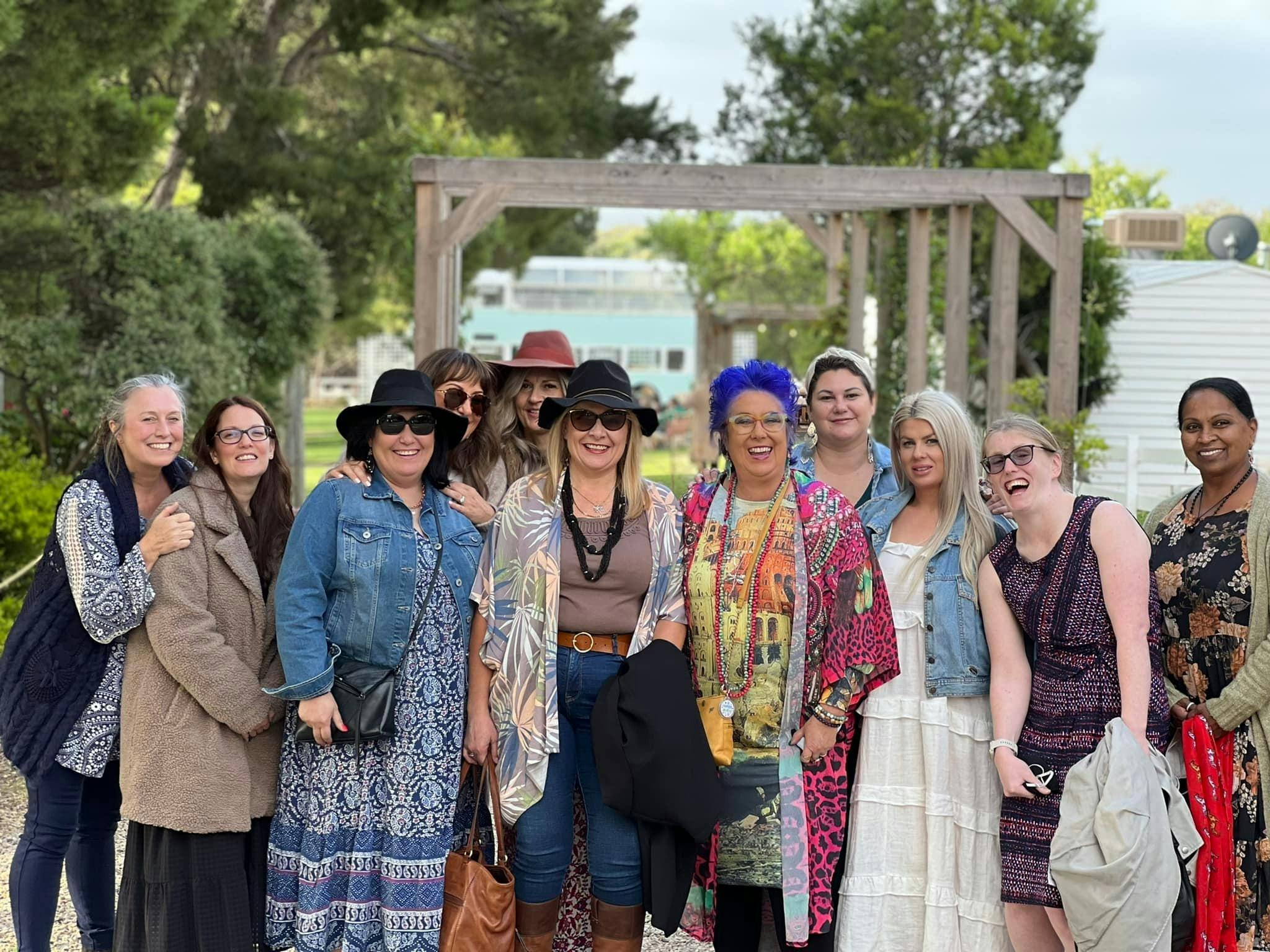Fun group of likeminded people enjoying this magical weekend