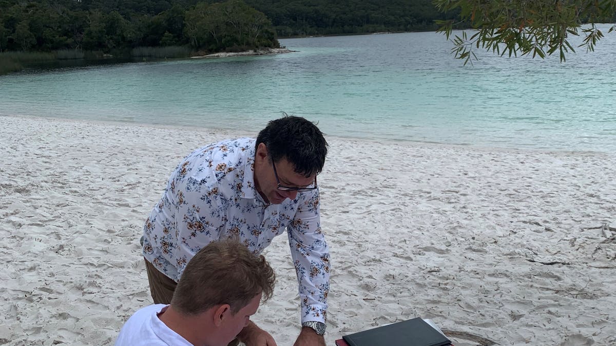 Lake McKenzie Wedding
