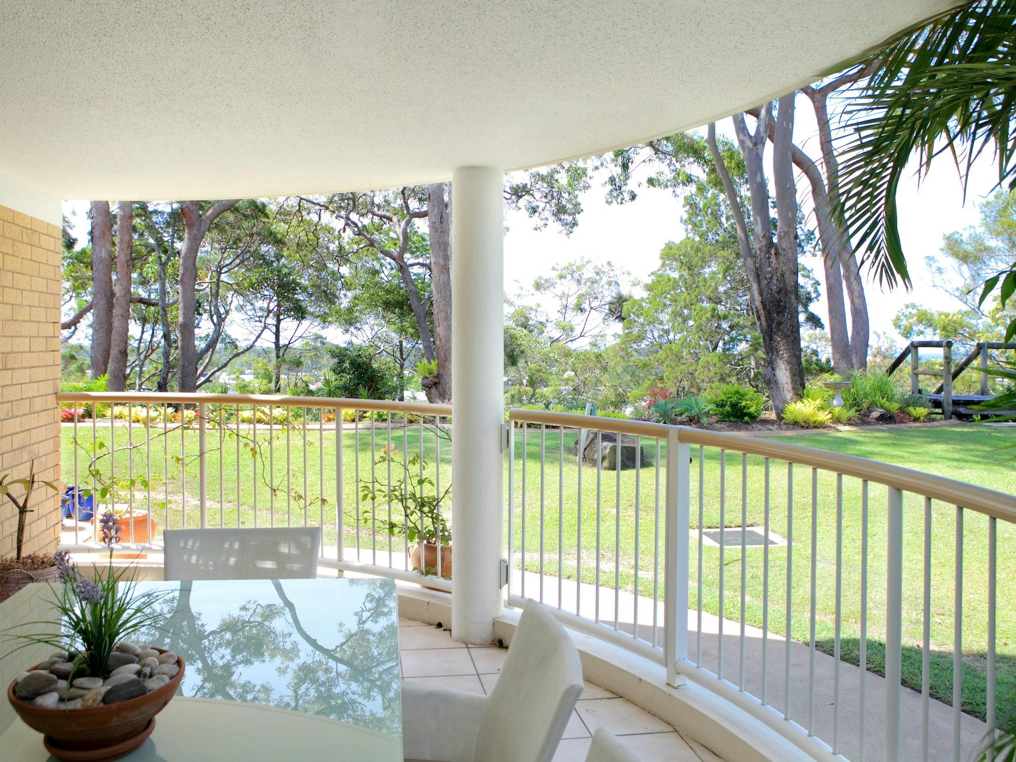 large balcony with seating in a 2 Bedroom Apartment large balcony with seating in a 2 Bedroom Apartment