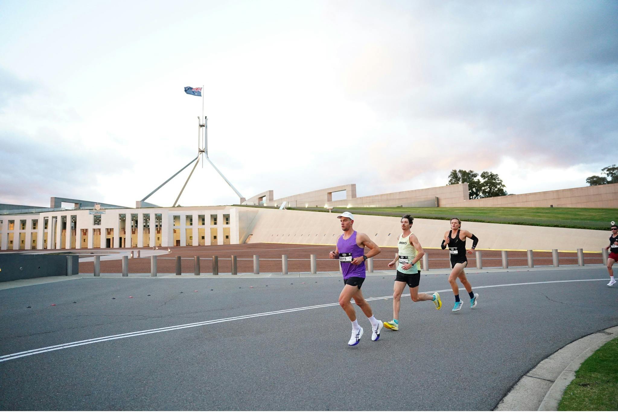 Participants Running in Canberra