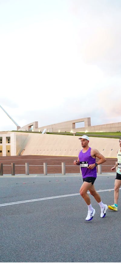 Participants Running in Canberra