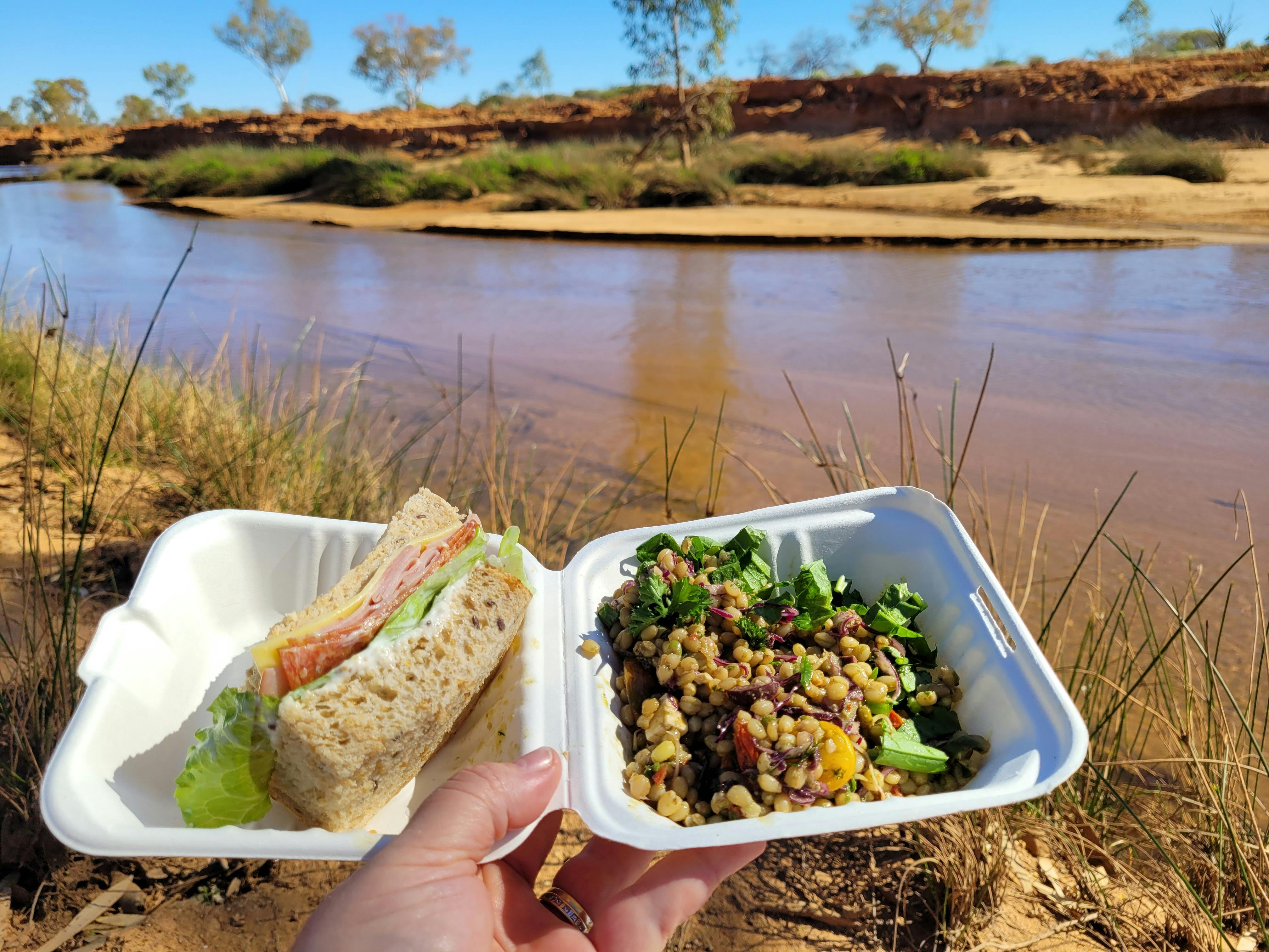 Lunch at the Murchison River
