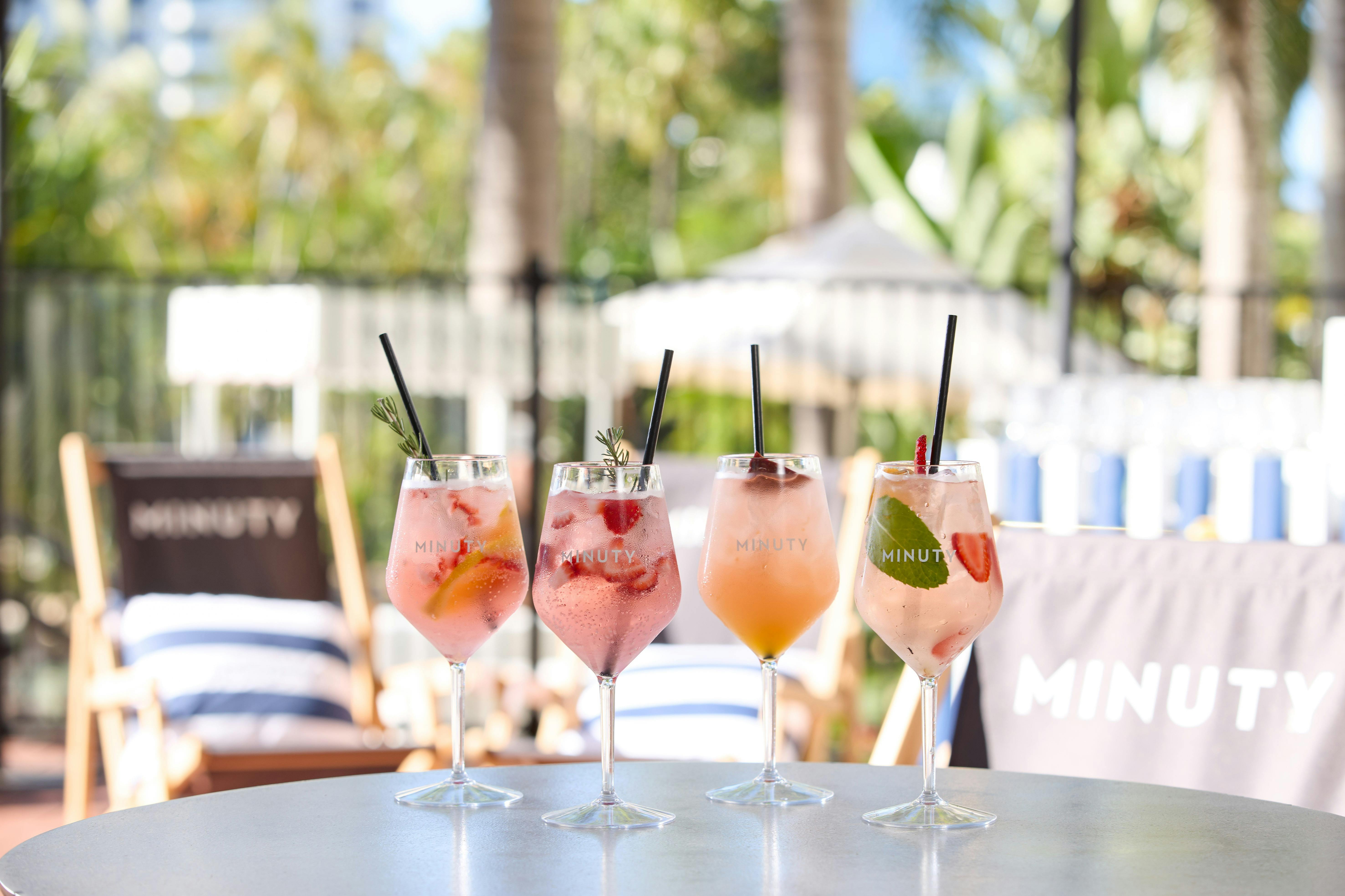 Minuty Rose Cocktails at Chapter & Verse