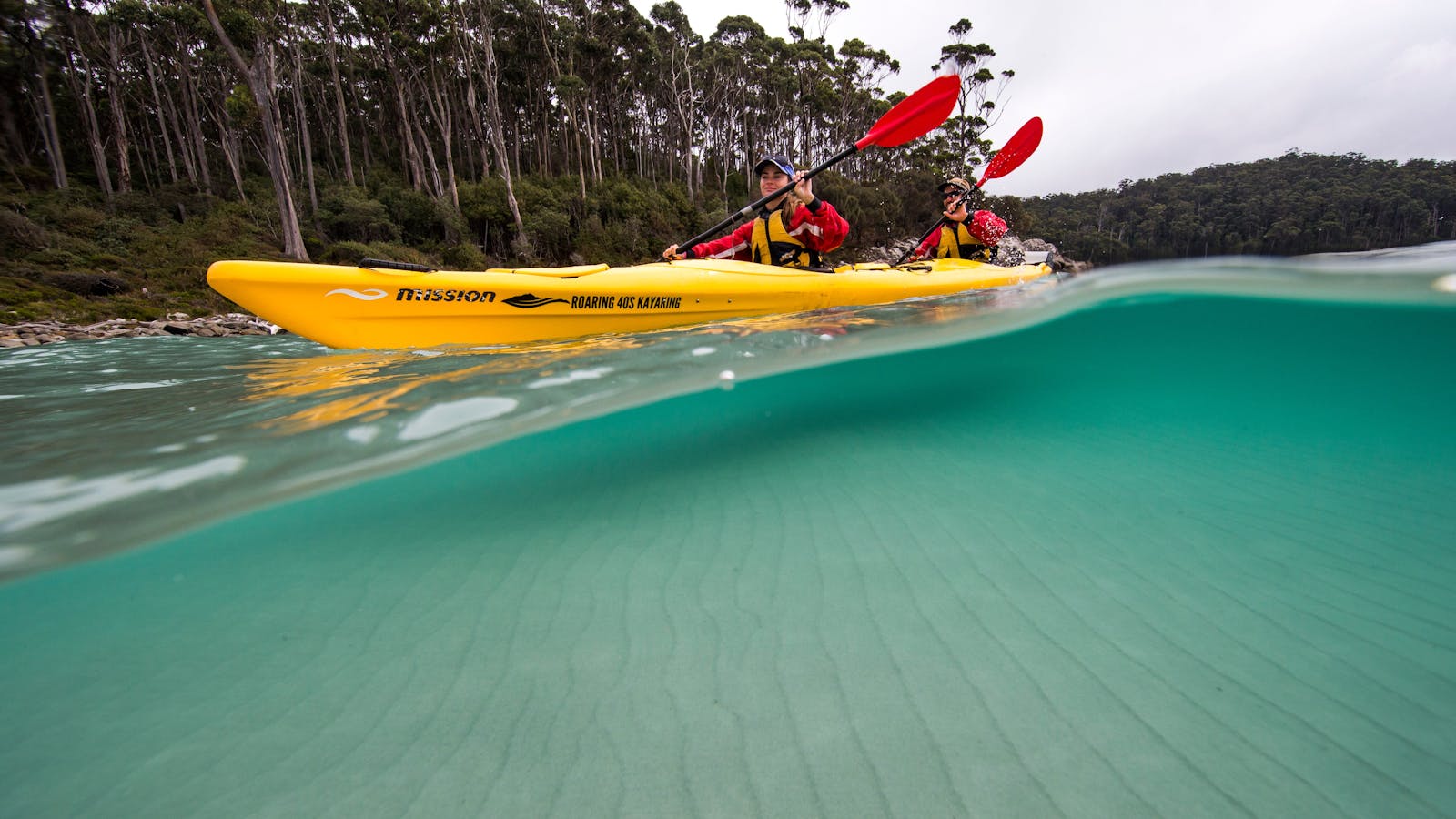 Kayaking on the Tasman Peninsula, Tasmania