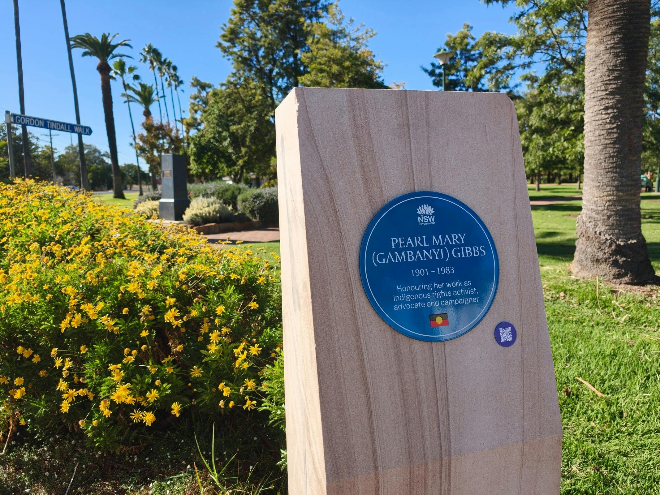 Pearl Mary Gibbs Blue Plaque