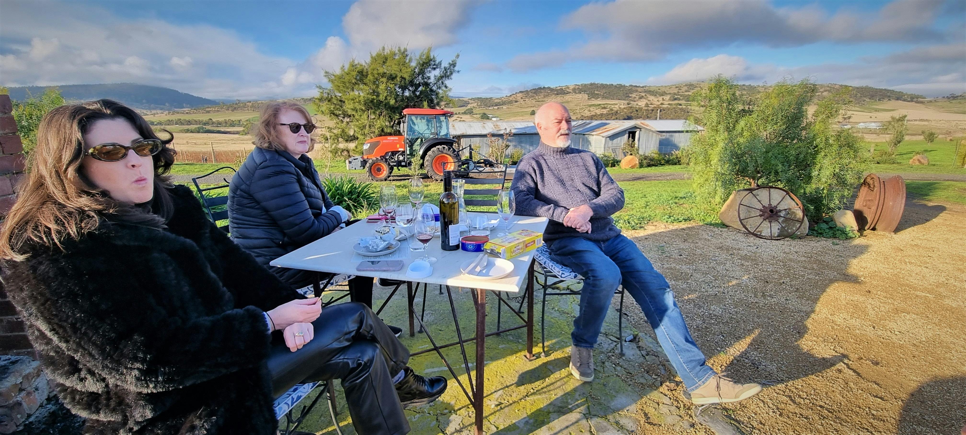 Club Managers Australia learning about wine and food in Tasmania