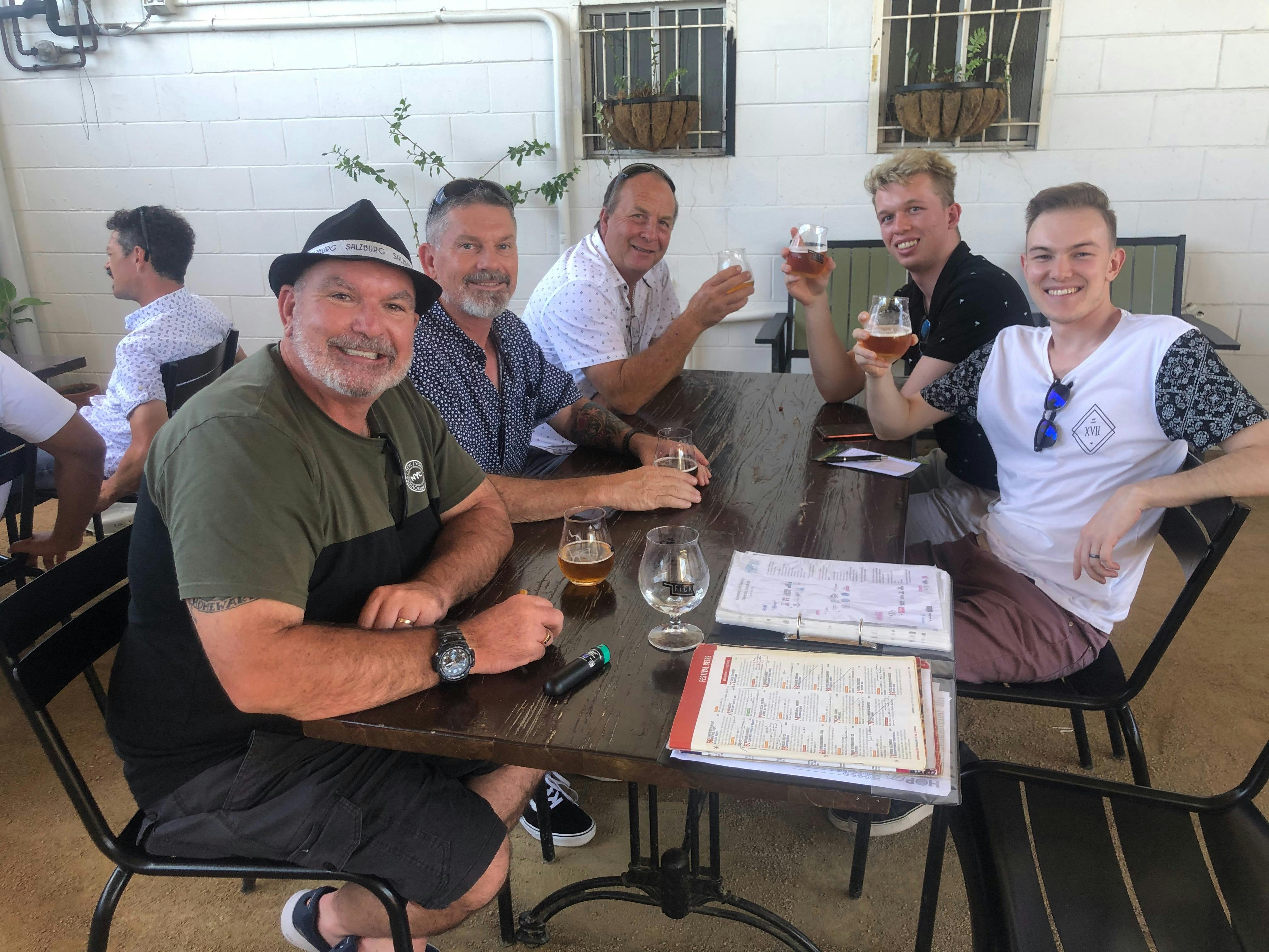 Belgian beers and lunch at Fick Brewing