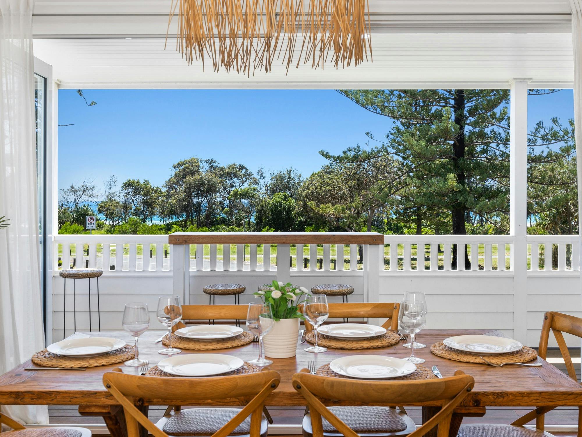 Beautiful Balcony with View to Parkland