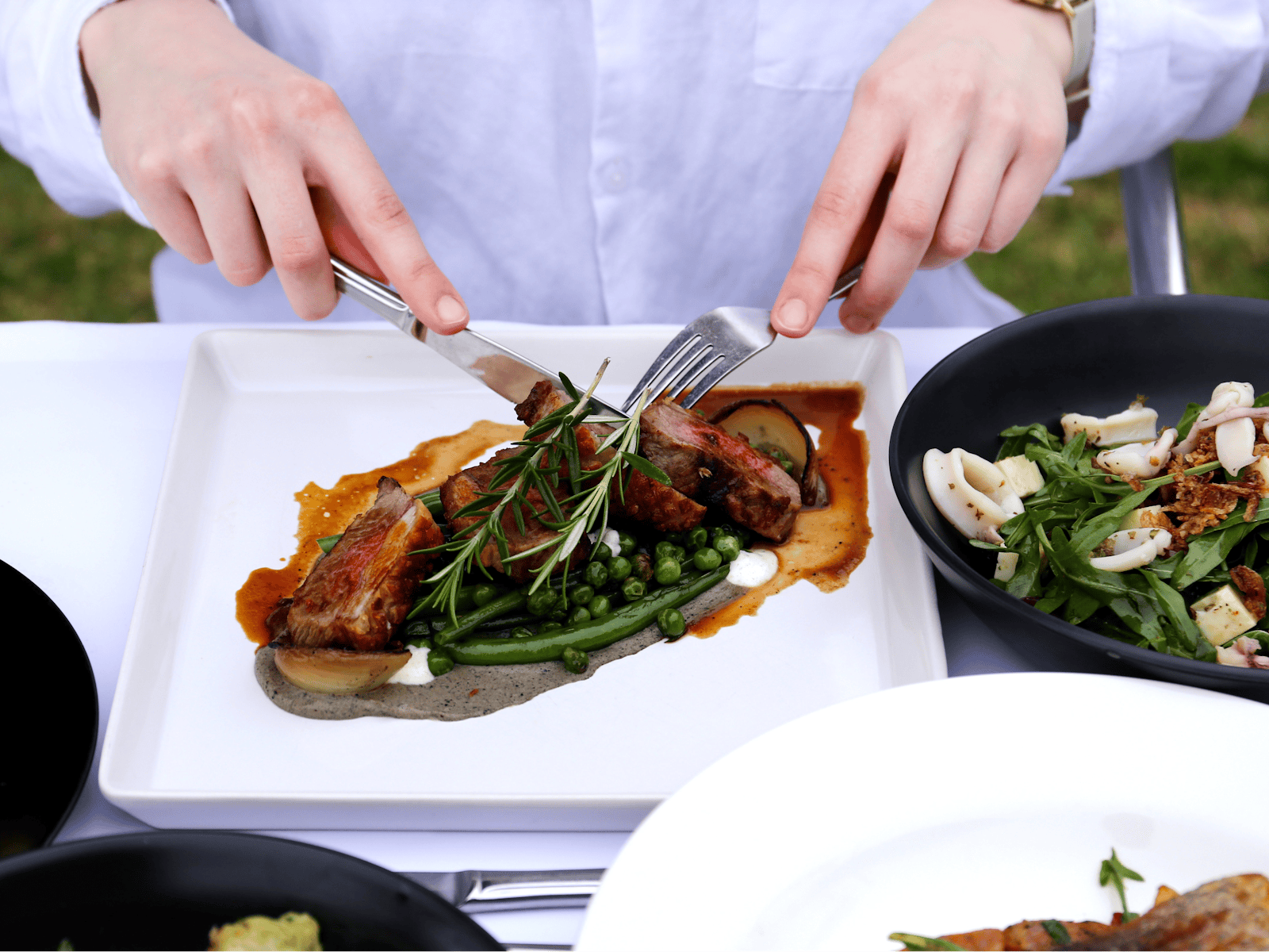 The Butter Factory Restaurant Pyree Rustic Rosemary Seared Lamb Backstrap