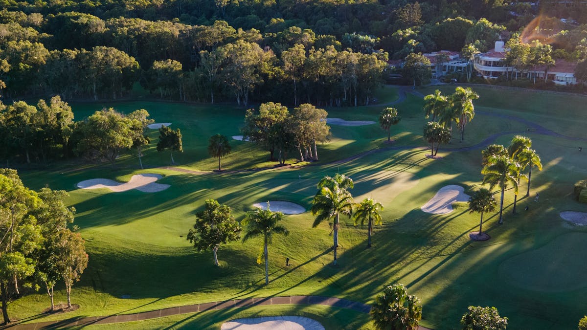 Noosa Springs golf course and clubhouse