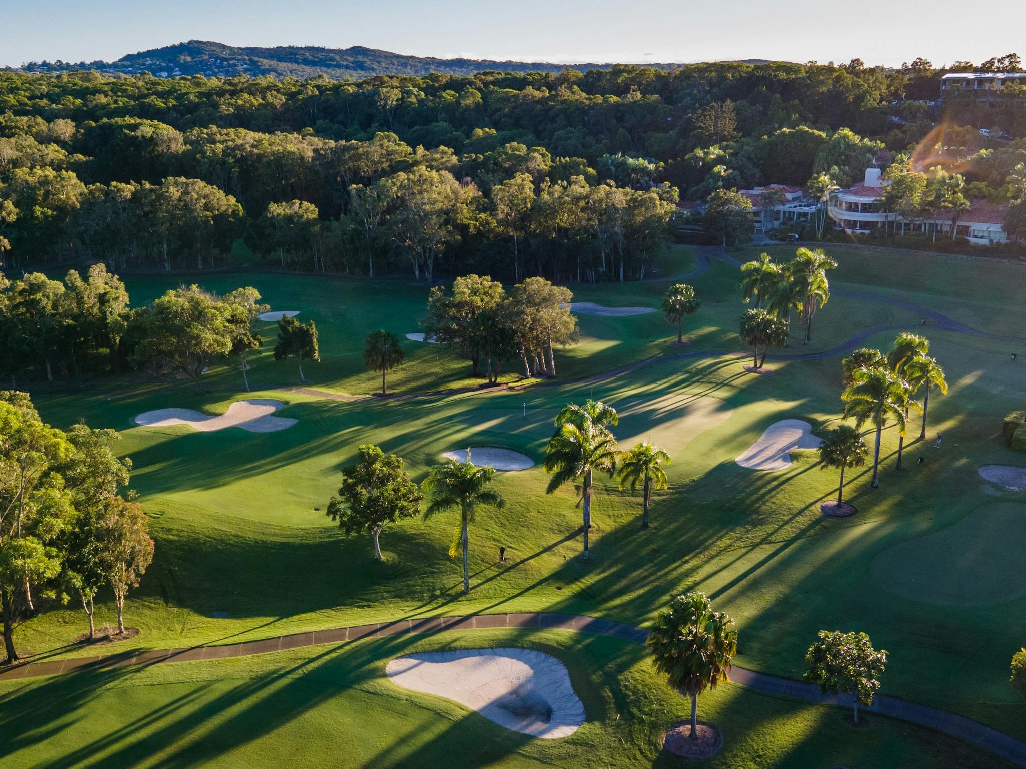 Noosa Springs golf course and clubhouse Noosa Springs golf course and clubhouse
