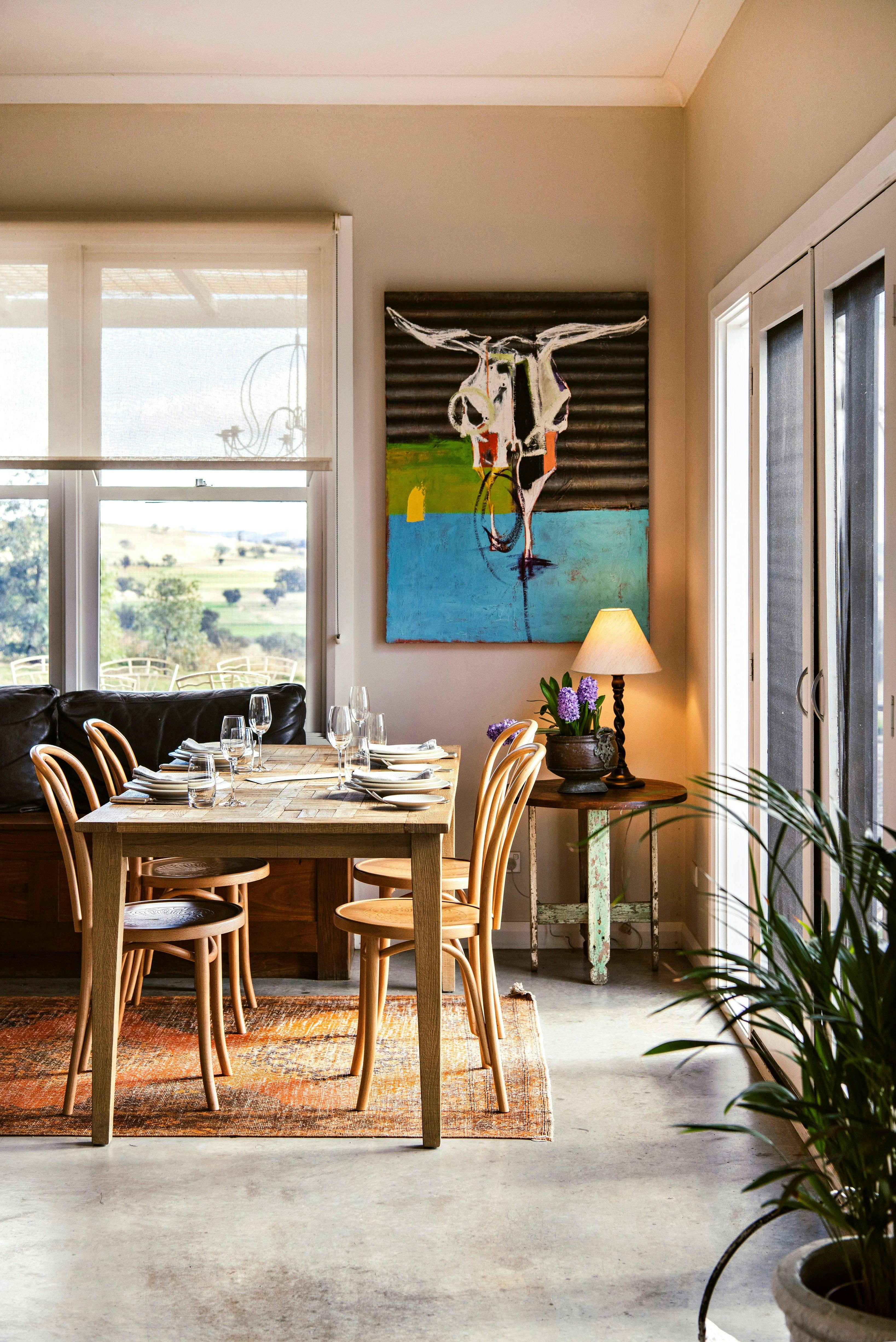 Table setting at Zin