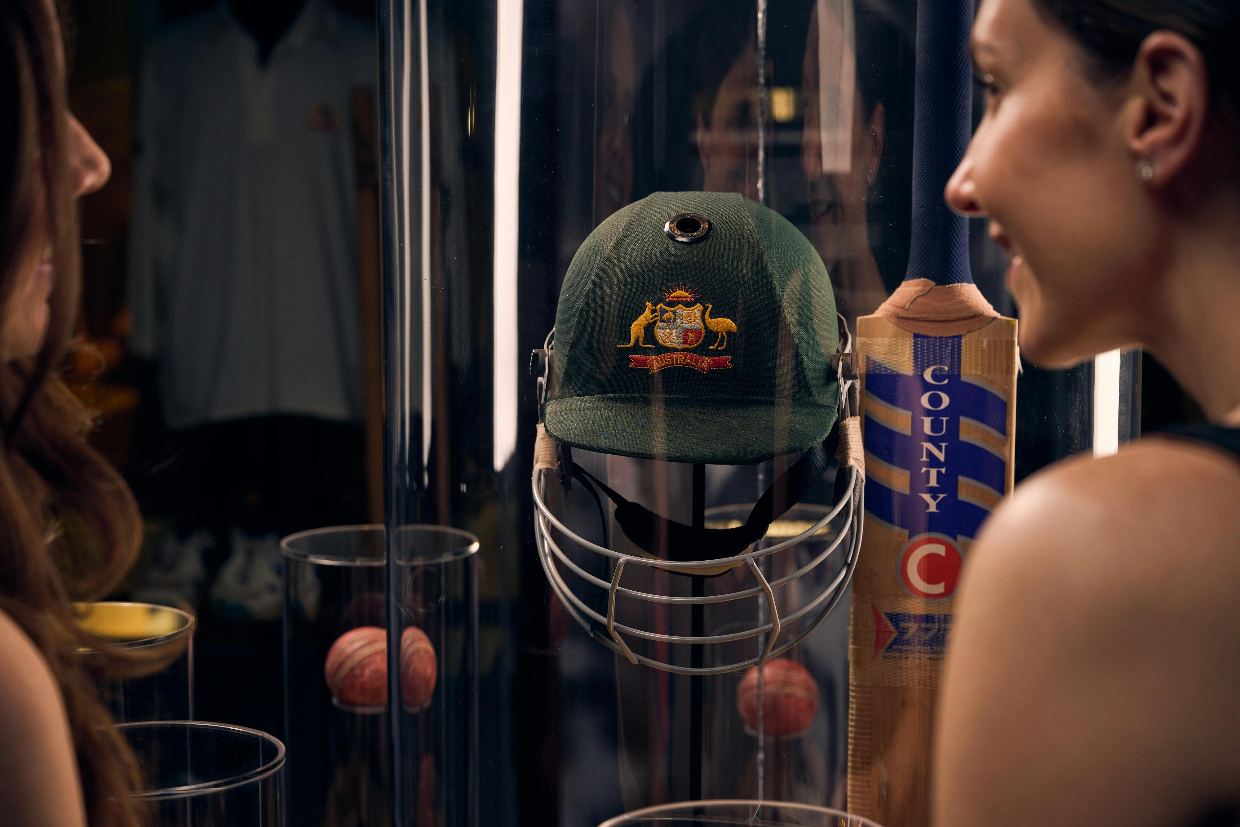 Warne exhibition in the Australian Sports Museum