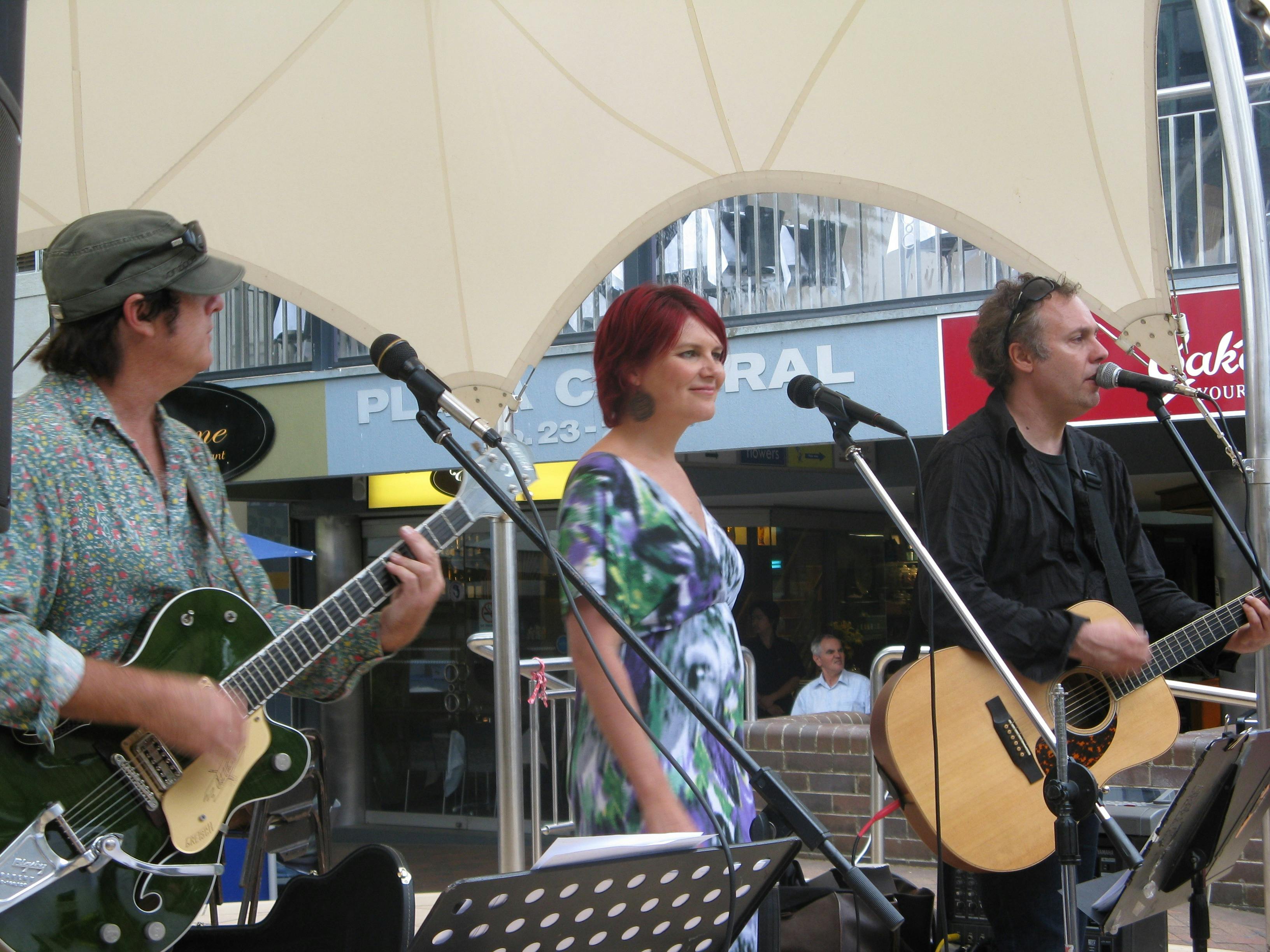 Band performing