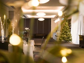 Keep an eye out for SANTA! All the kids receive a special gift from the North Pole!