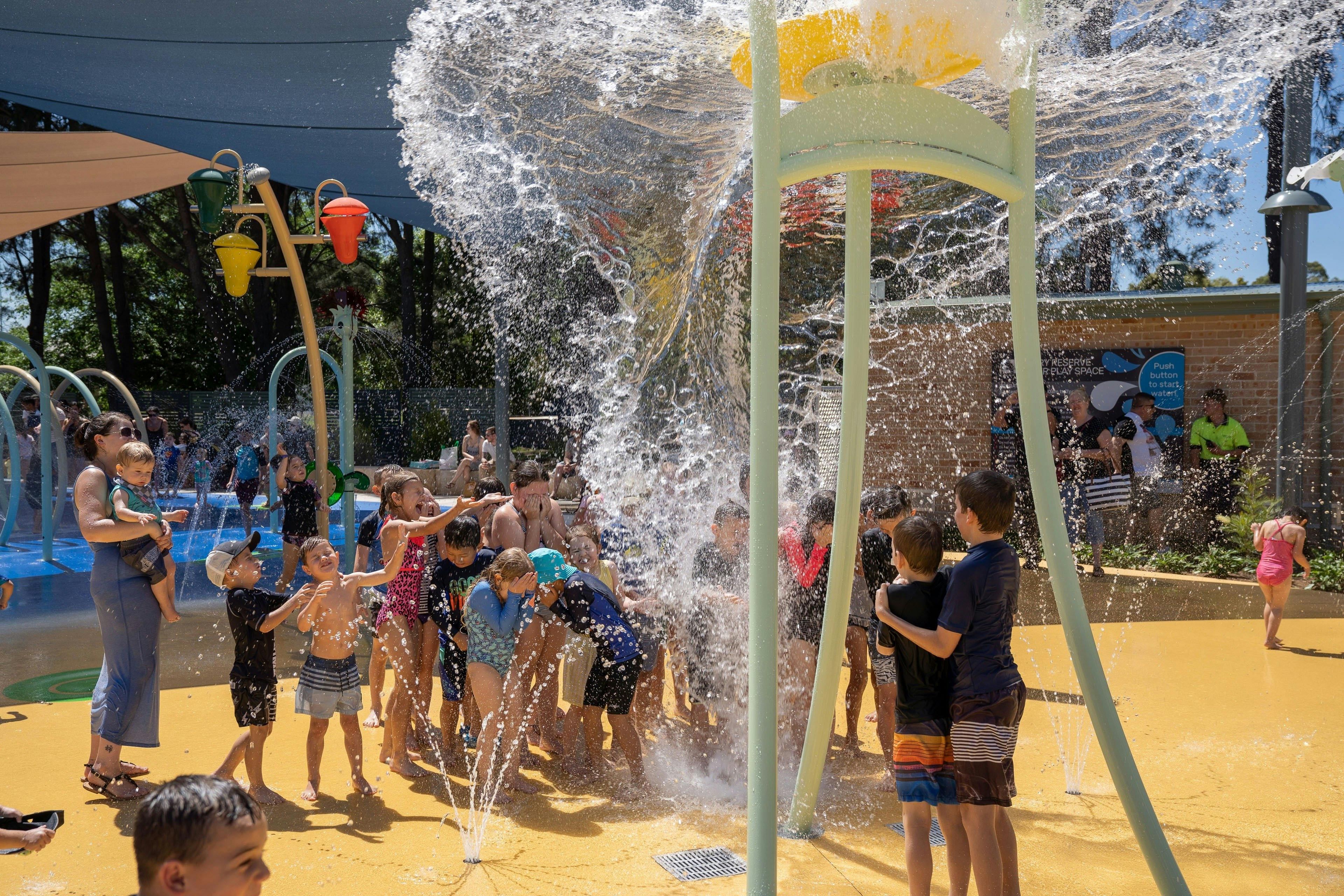 Curry Reserve Water Play Space Sydney, Australia Official Travel
