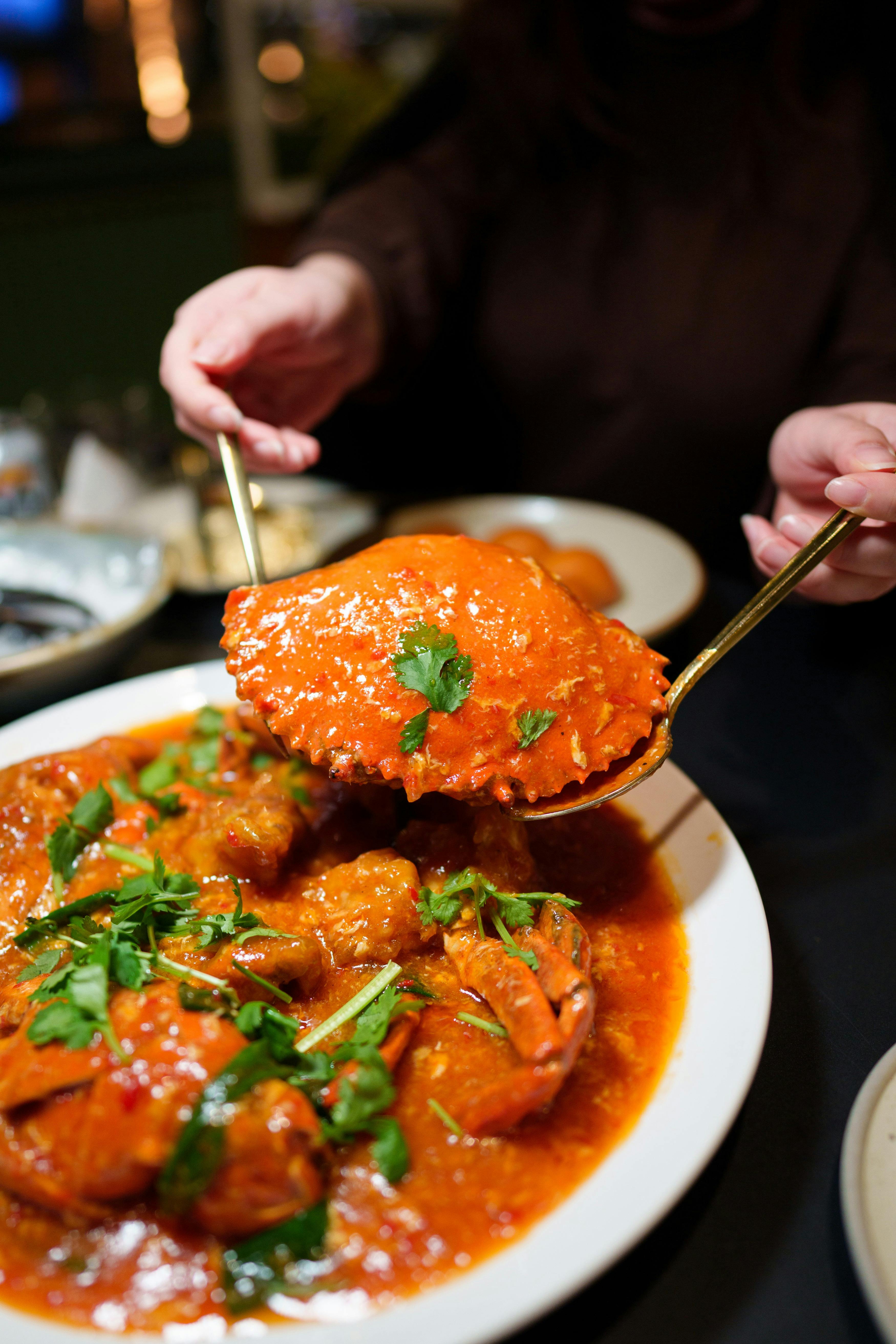 Chilli Mud Crab and Mantau