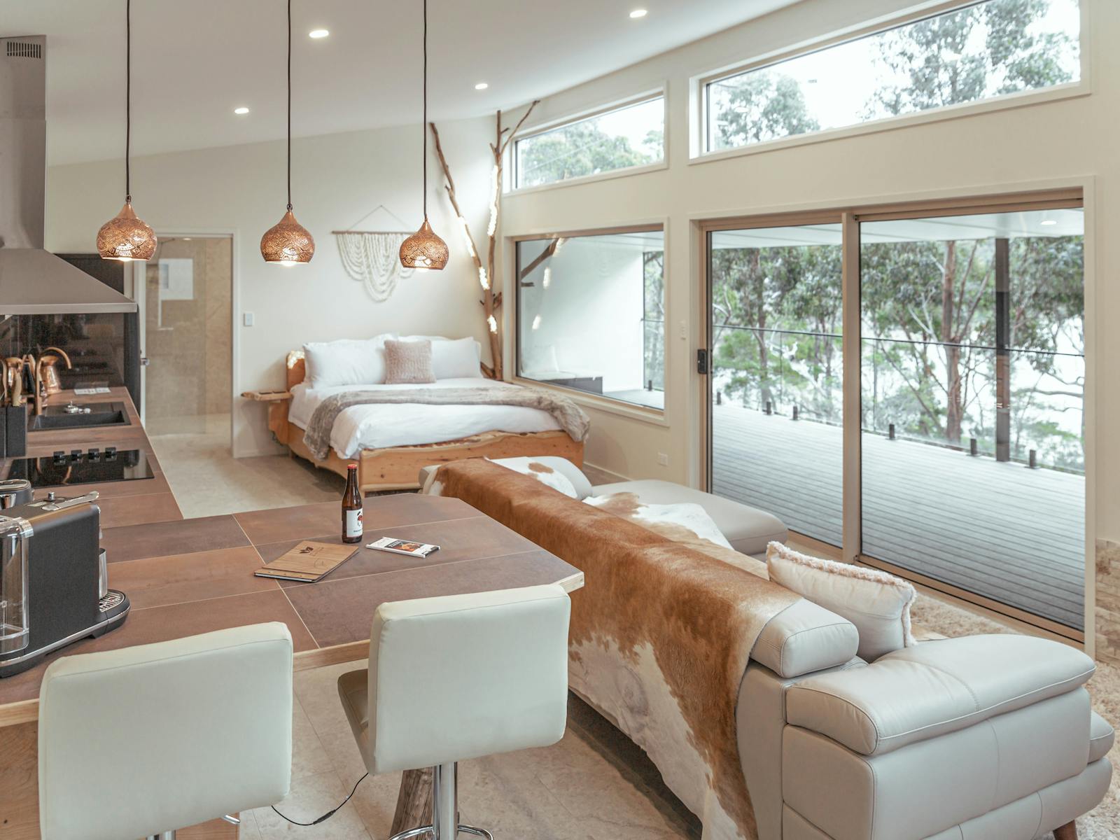 Interior of Bruny Island Secrets Retreat
