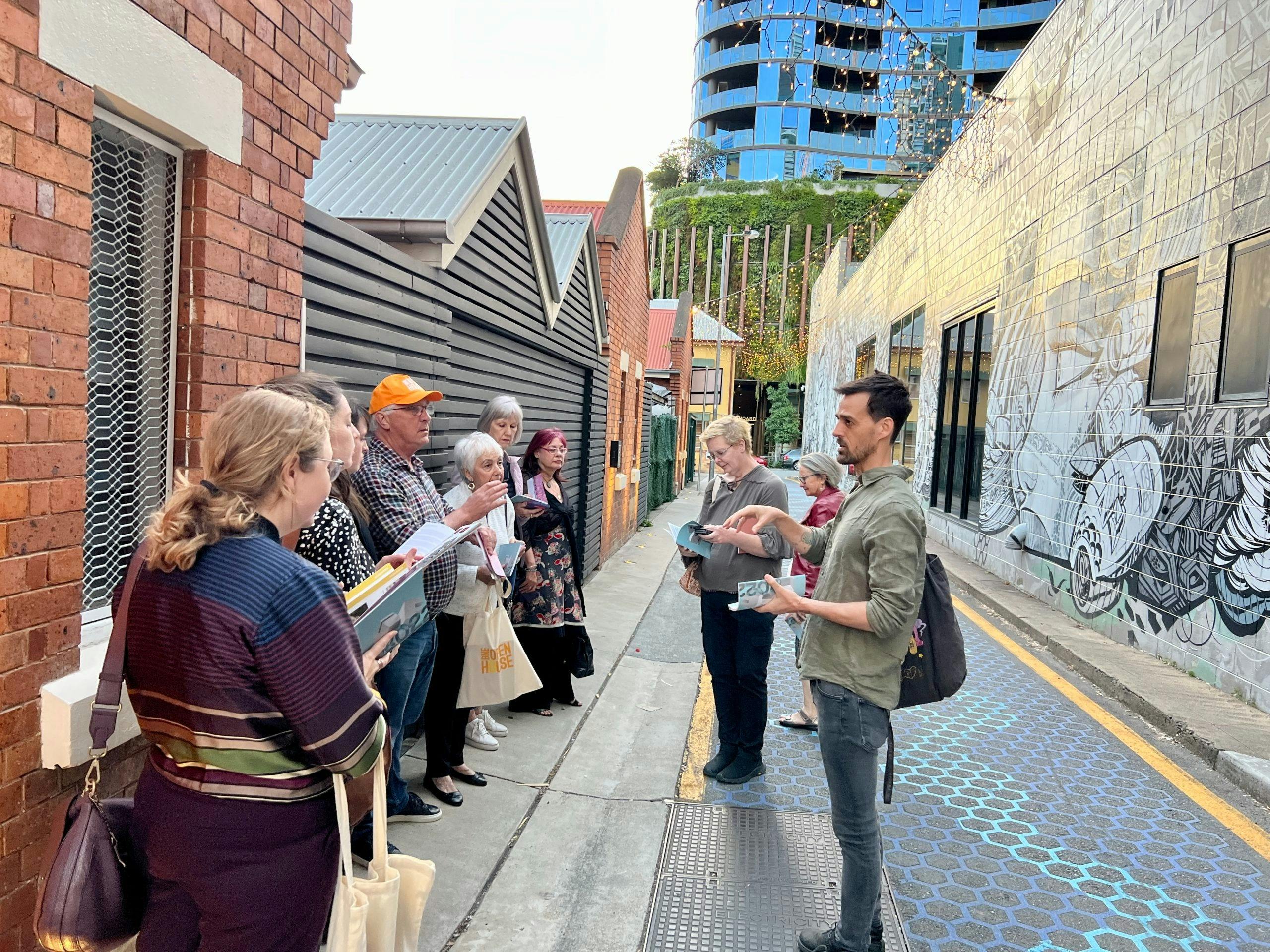 Fish Lane Arts Precinct guided walking tour (May)