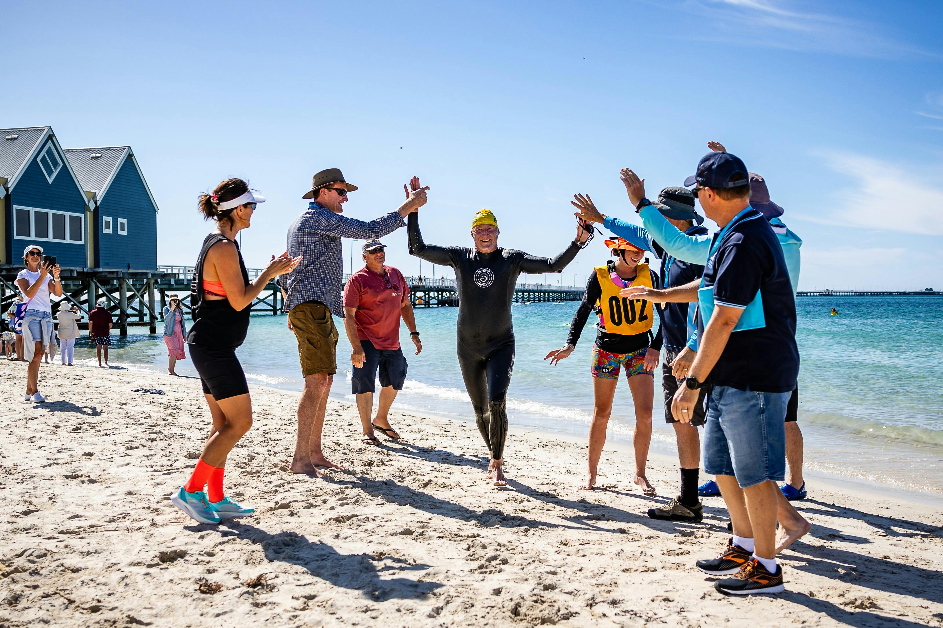 There is no better feeling than the finish line, surrounded by friends and family.