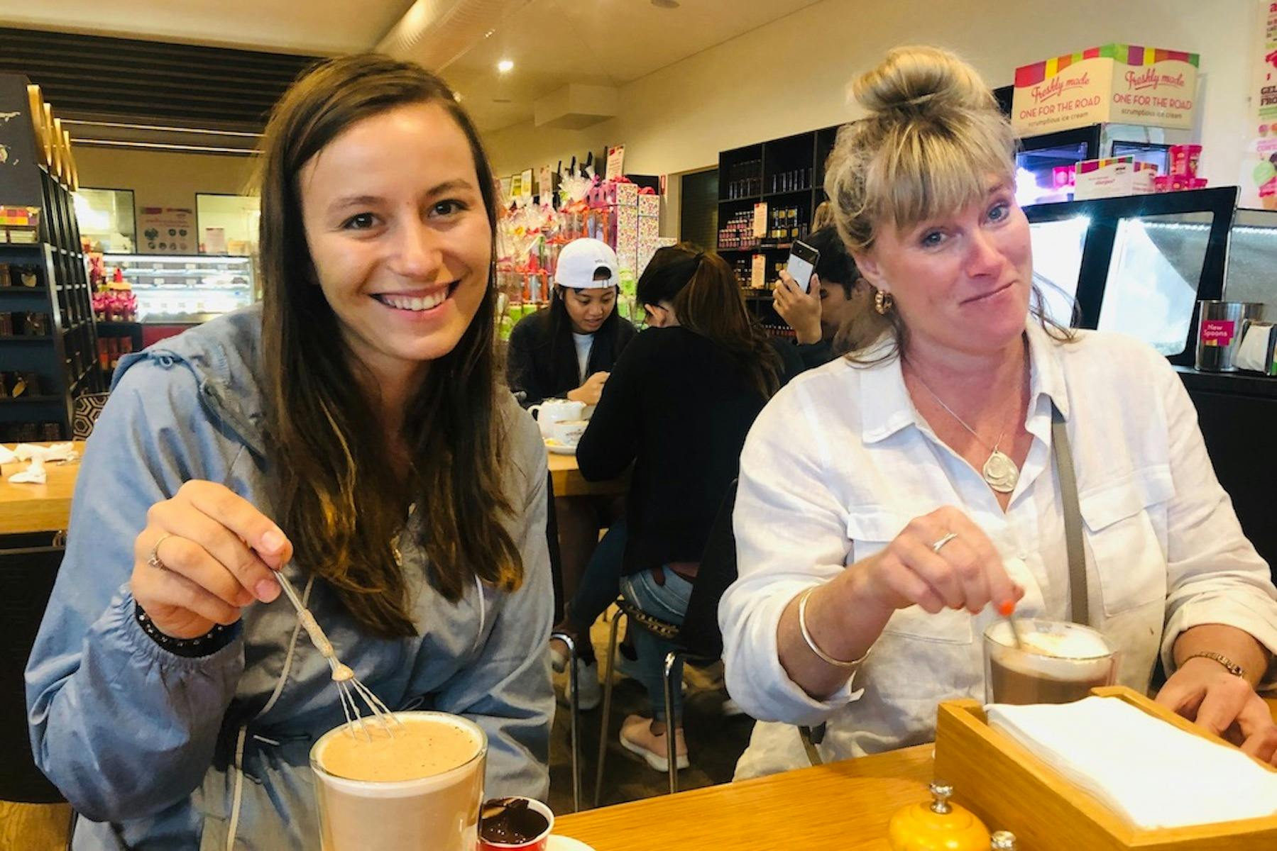 tasting local produce in the Yarra Valley on a cycling vine tour