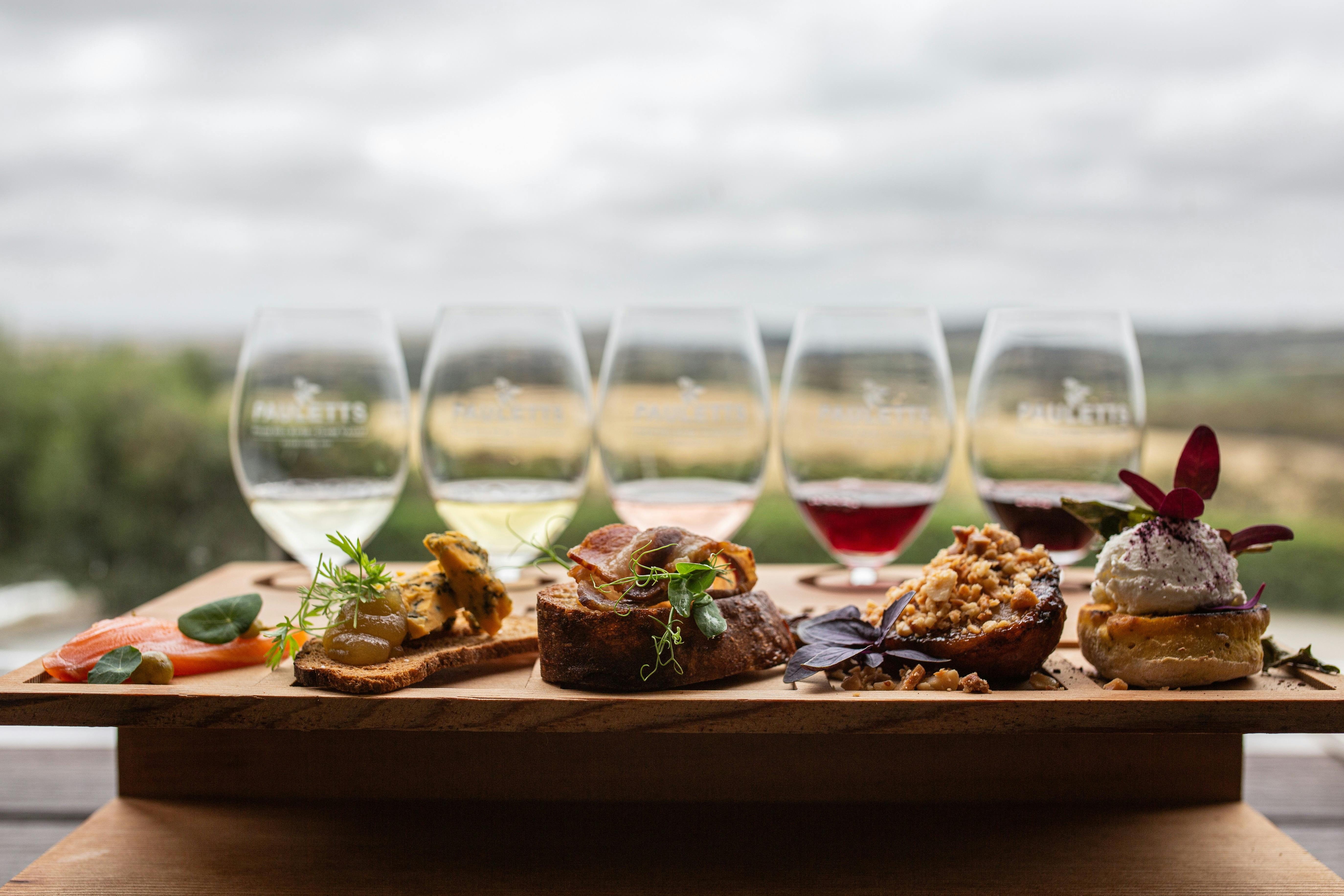 Paulett Wines Cellar Door - Canape & Wine Flight Experience