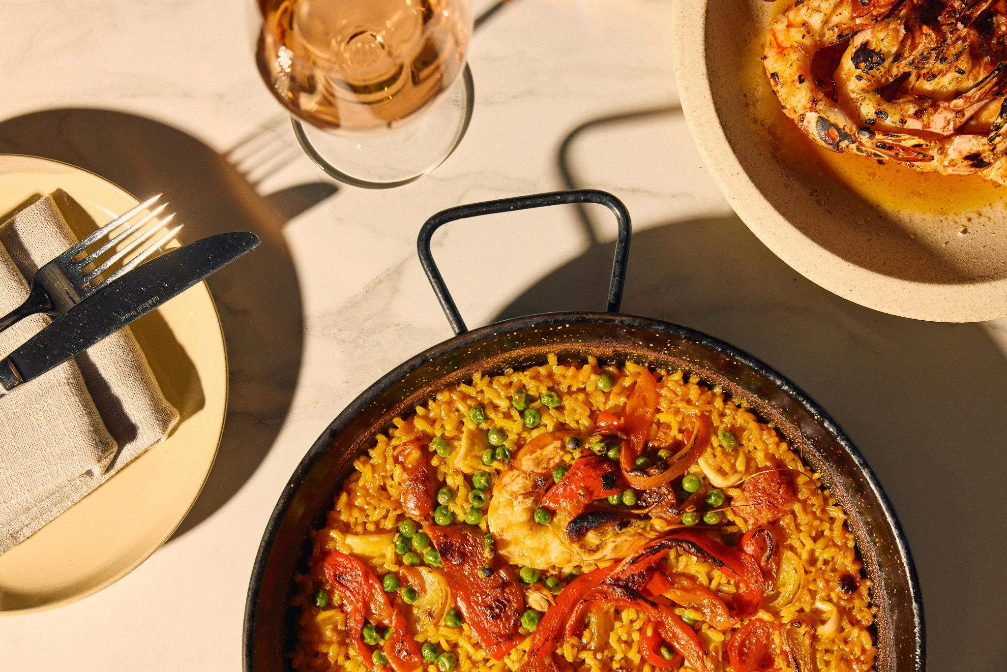 Paella at Mulga Bill's