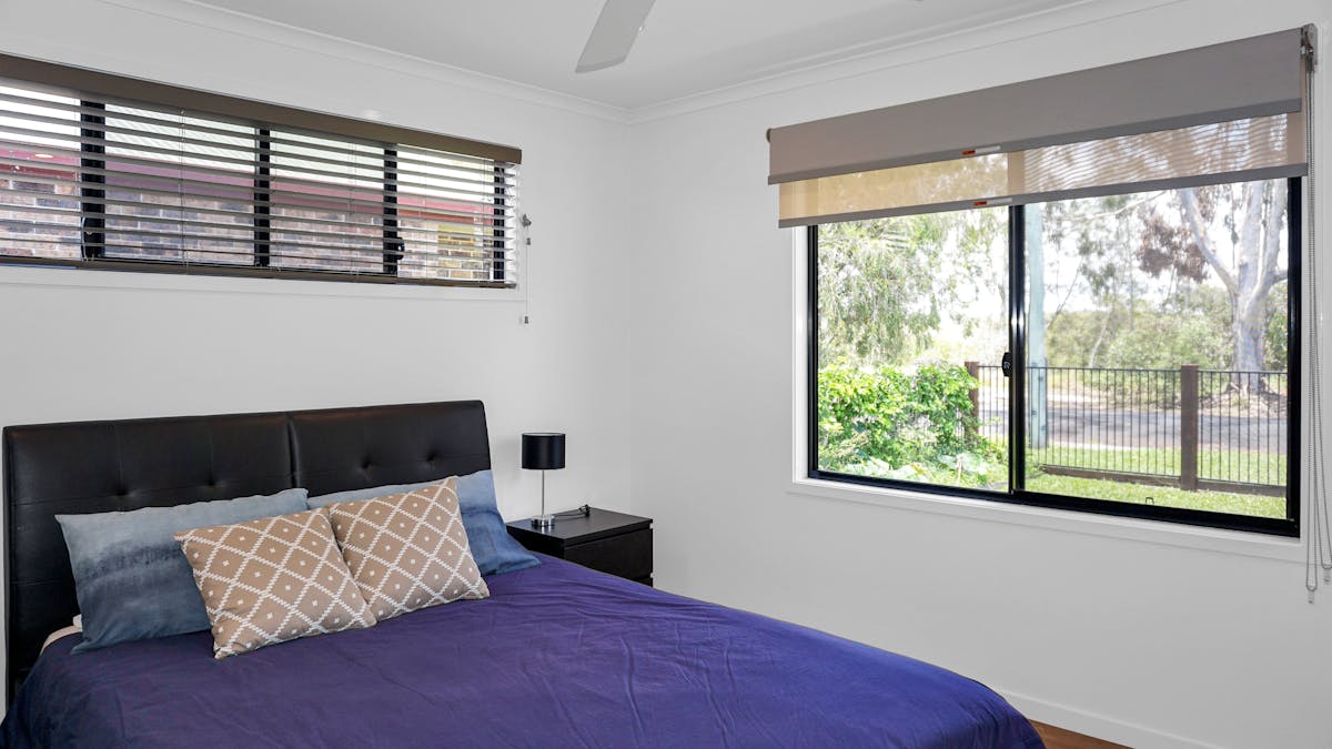 Main Bedroom with views of Crab Creek
