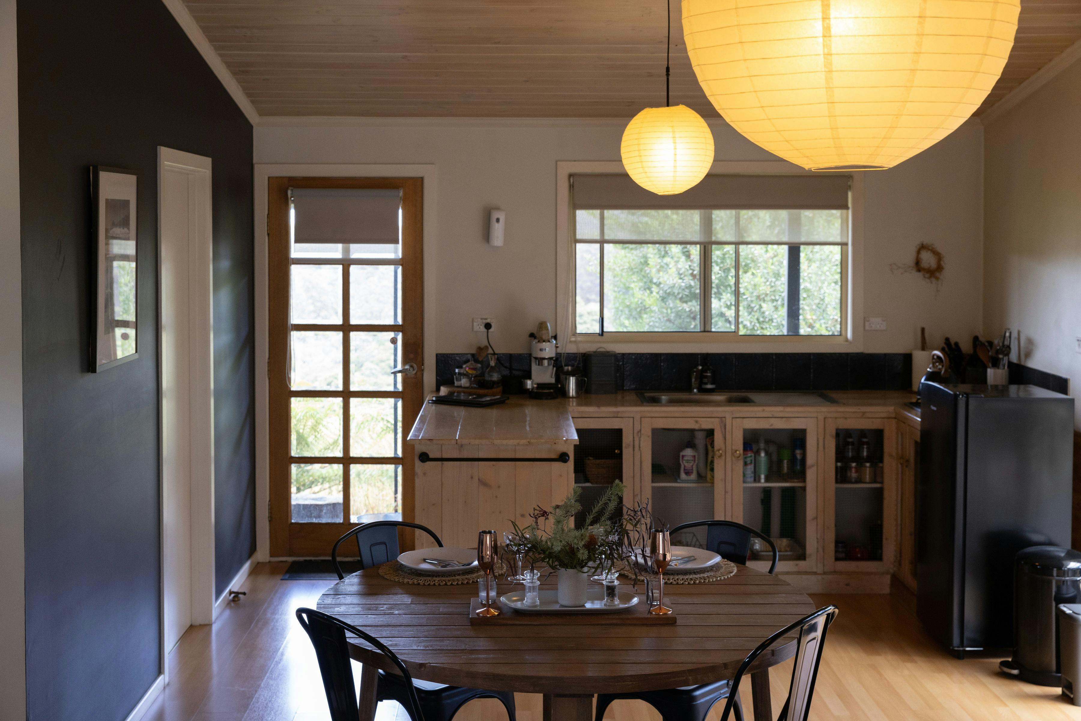 dining table, kitchen