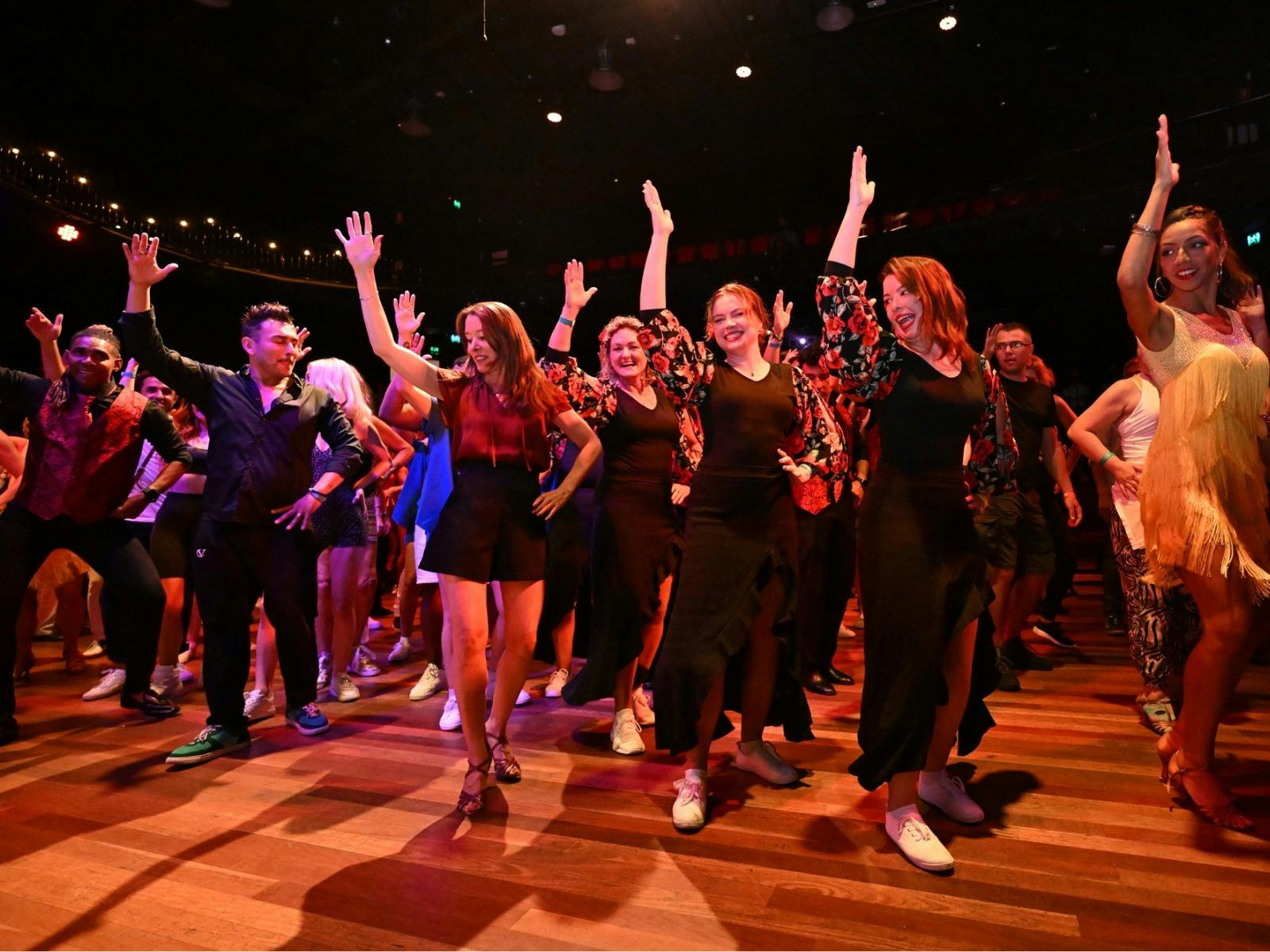 Latin dance party at Byron Latin Fiesta