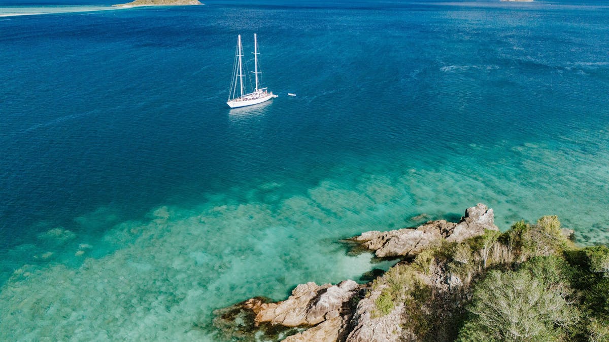 Anchored in clear blue calm, Summer Jo offers effortless access to untouched island beauty