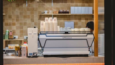 We serve specialty coffee