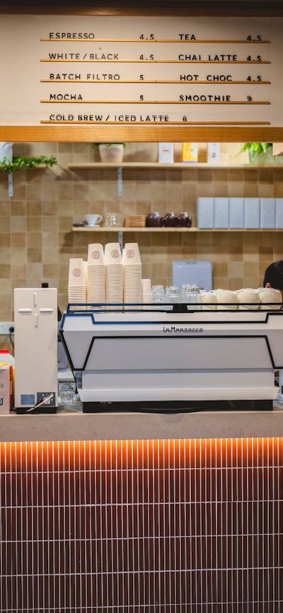 We serve specialty coffee