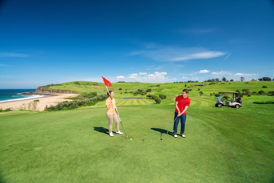 Golfing at Gerringong