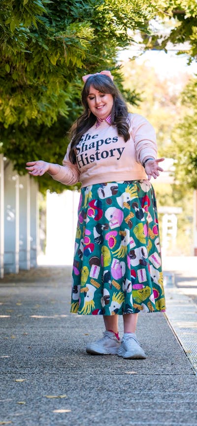 Local guide in Canberra walking with group
