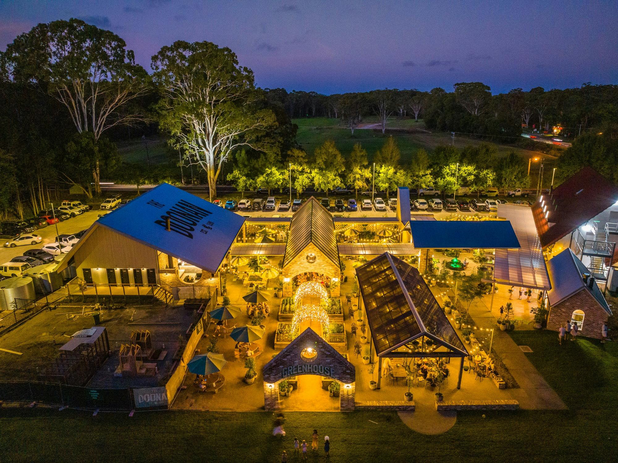 The Doonan at night