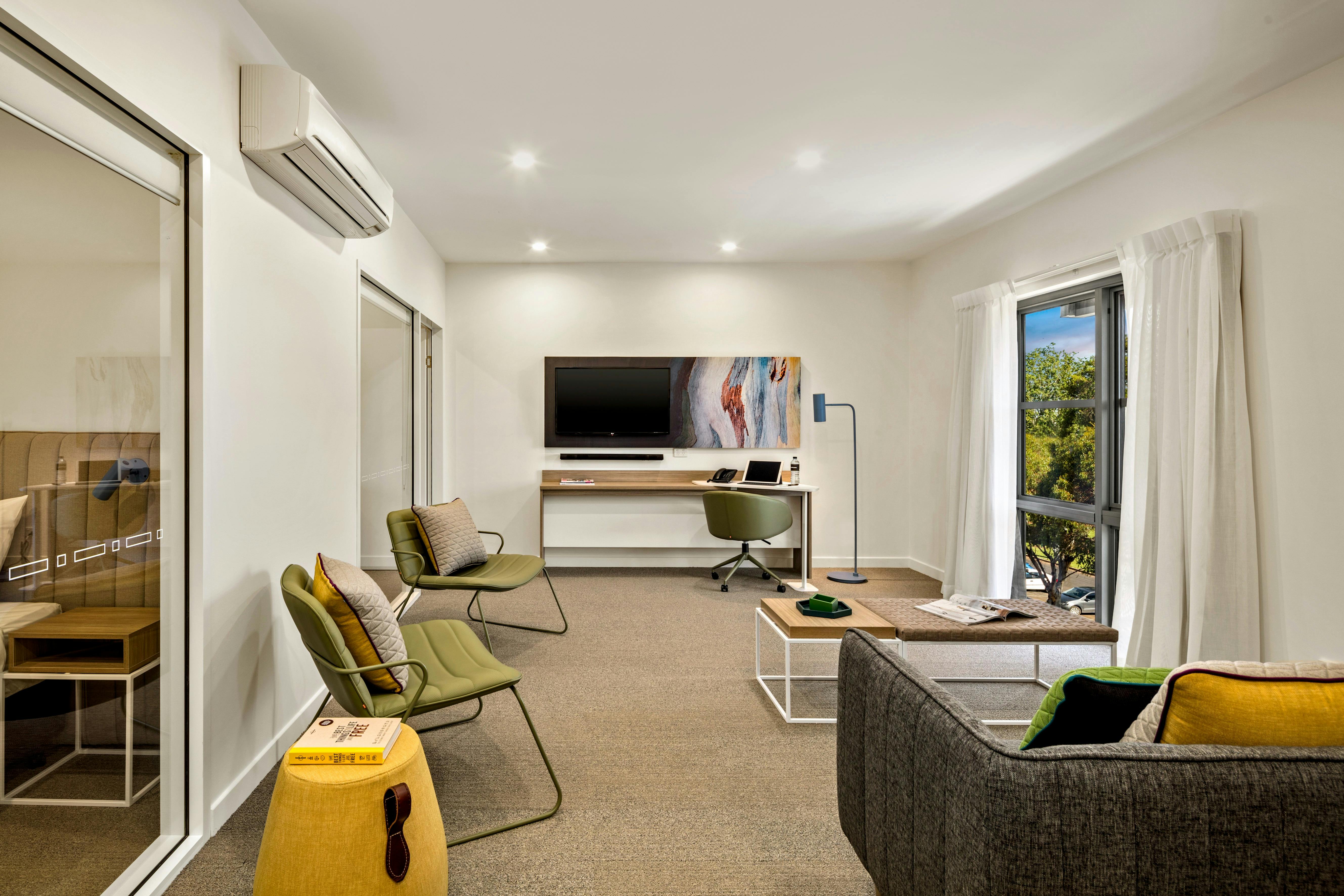 two bedroom living room