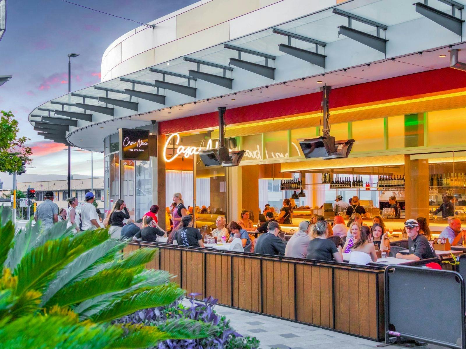 external outside view of Dining