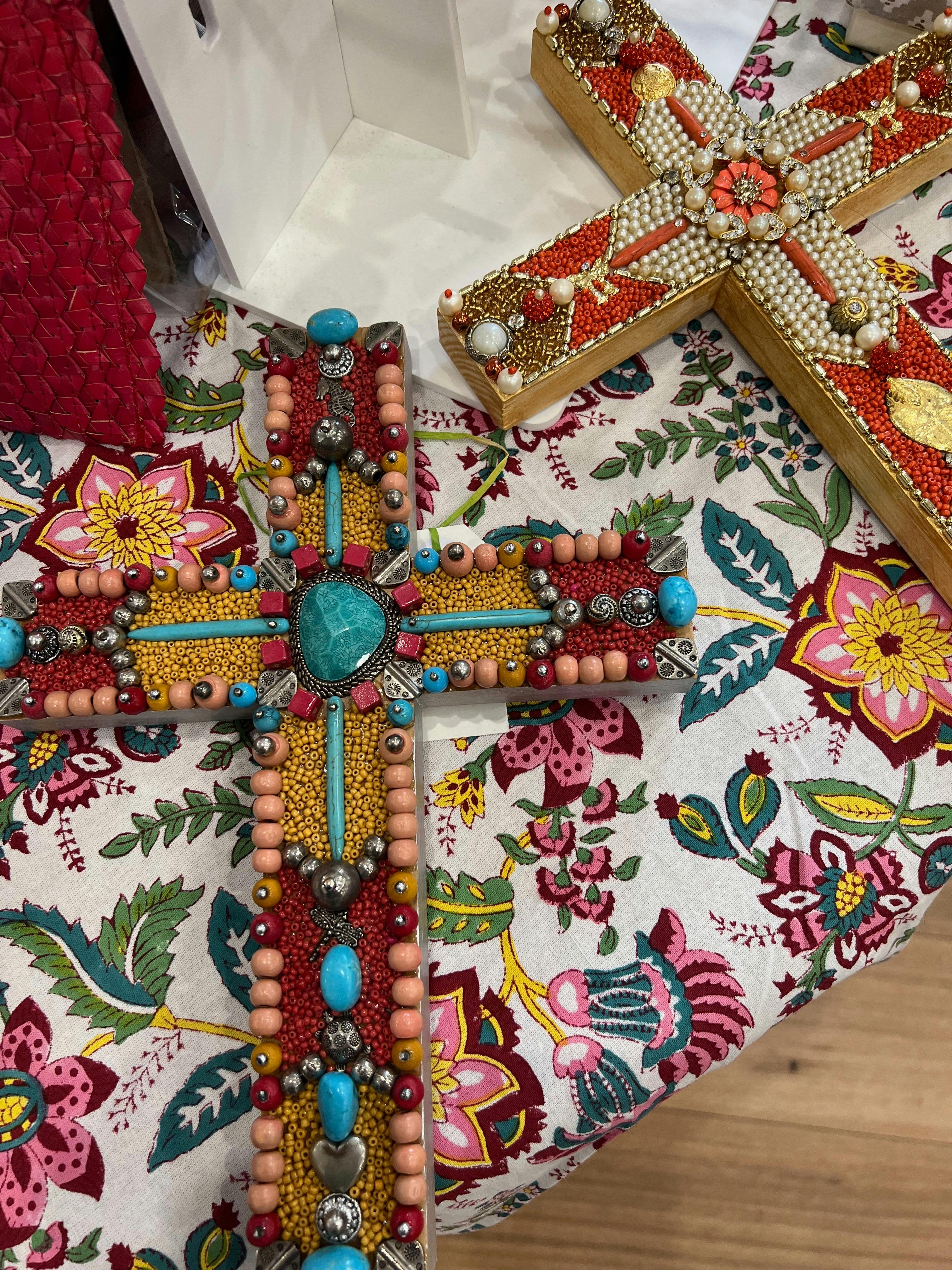 beaded crosses made in Goolwa