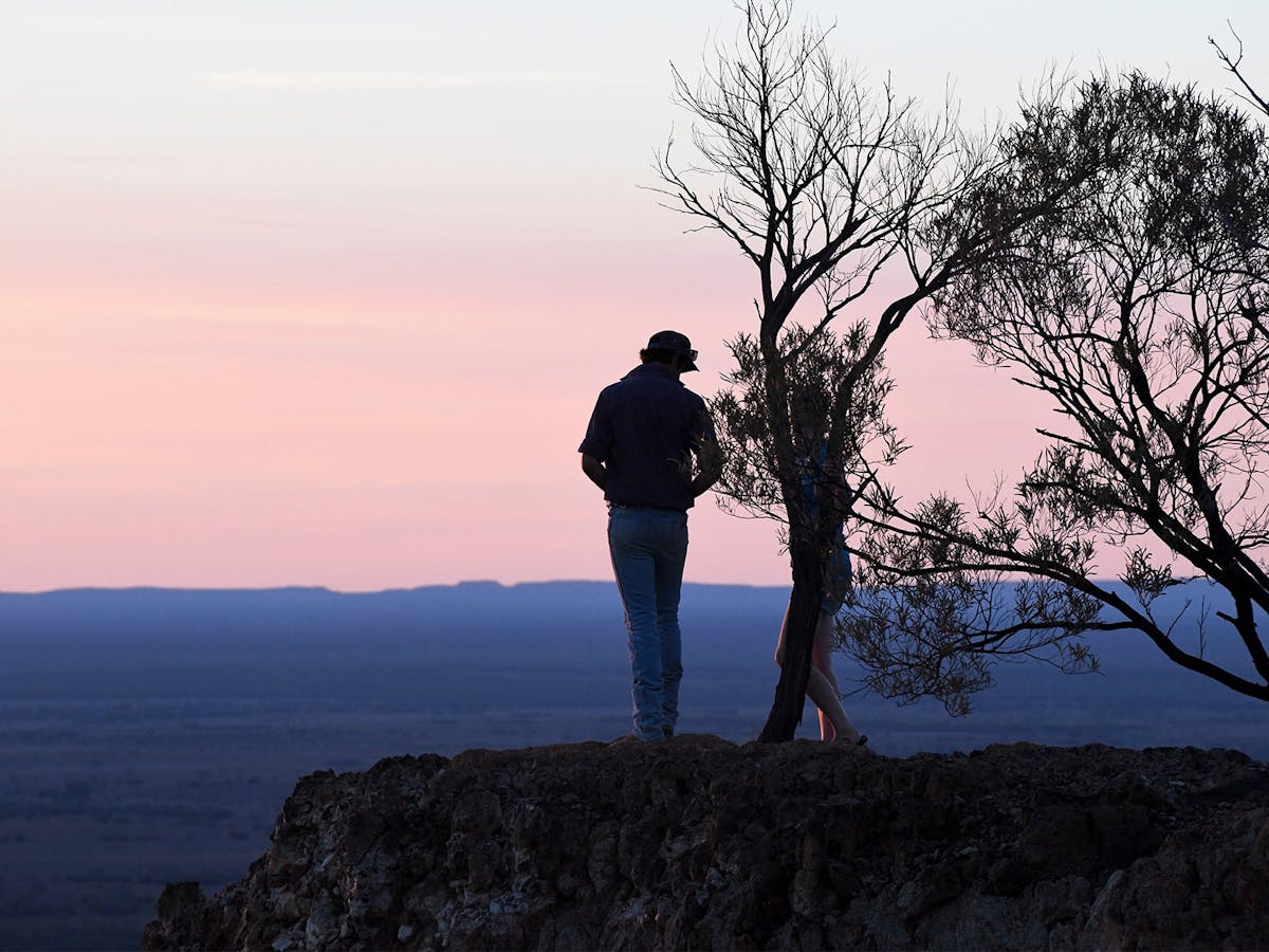Mount Slowcombe at Sunset