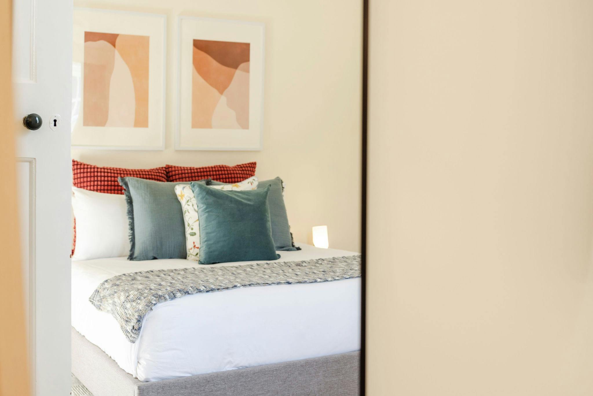 Bed in bedroom 2