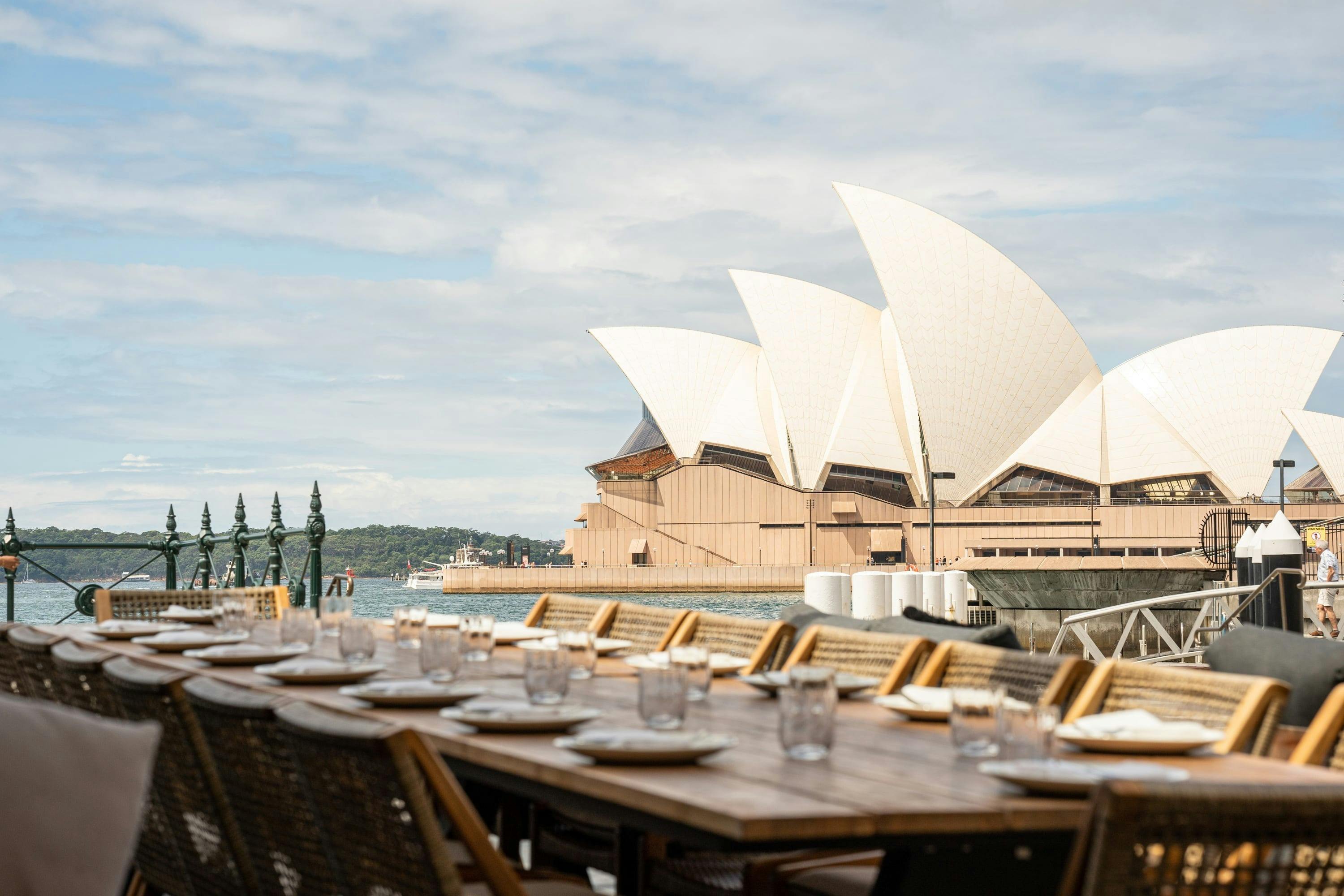 Ploós Restaurant Opera House View, outside dining terrace