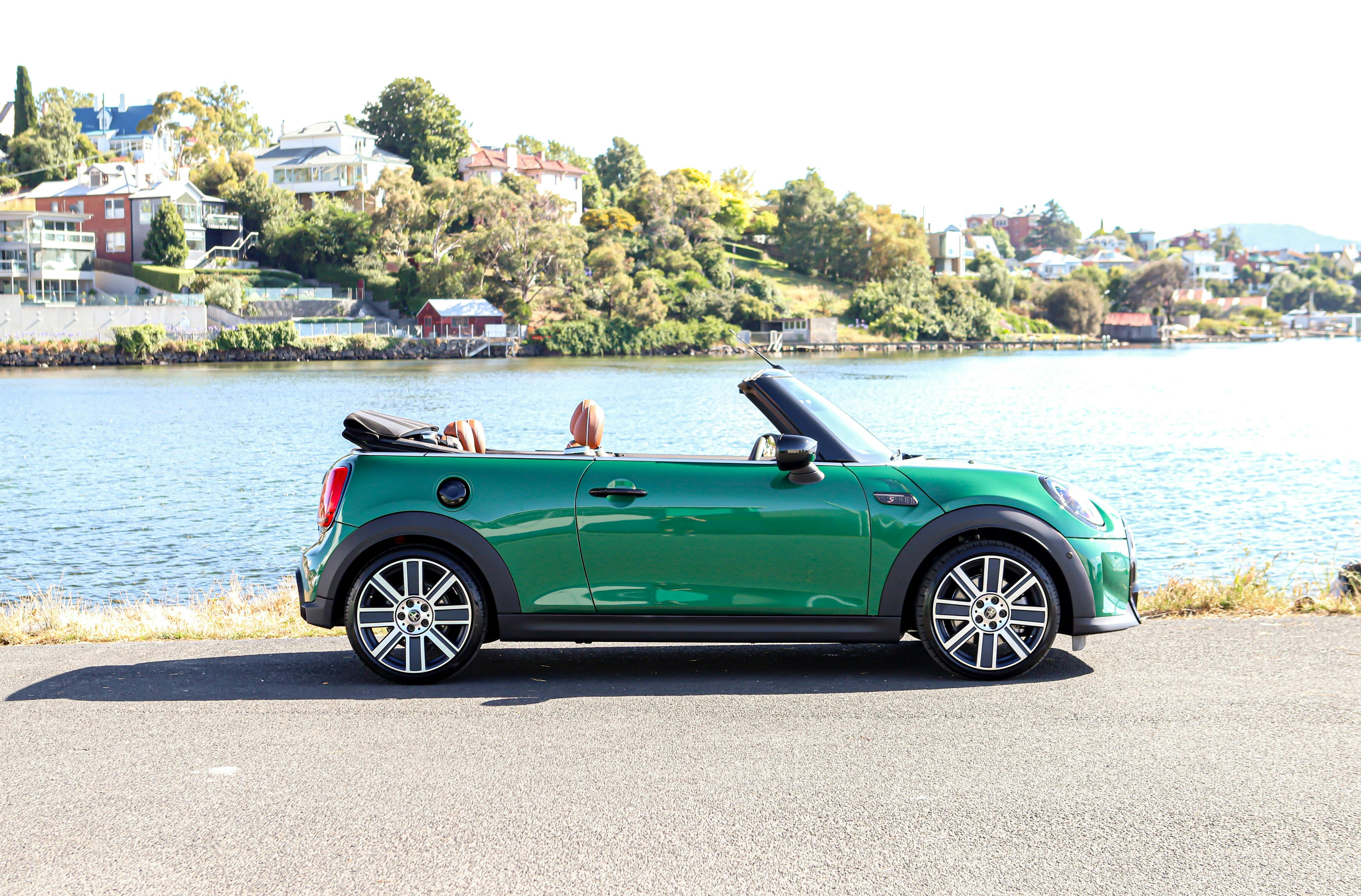 Green Mini Cooper S Convertible