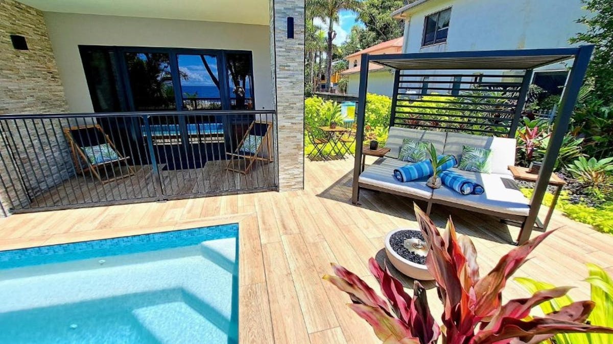 Private Terrace and Cabana Private Terrace and Cabana