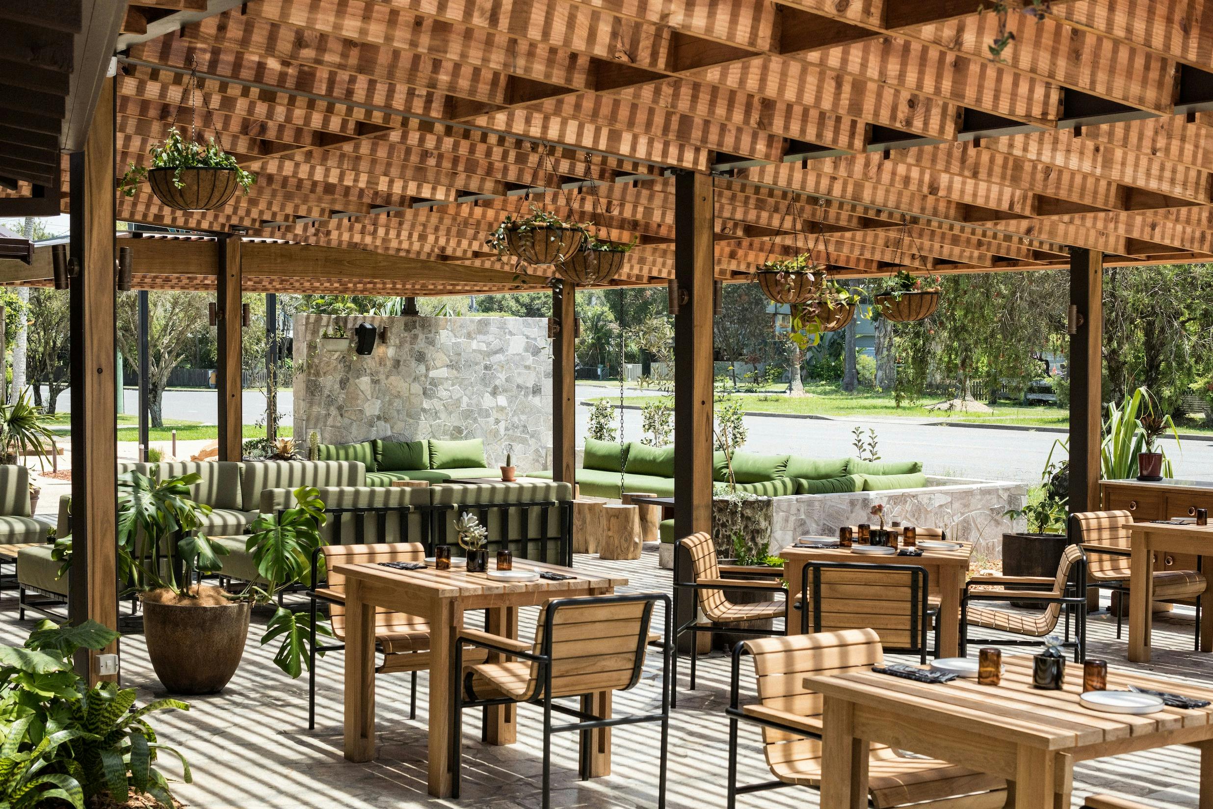 Sea Sea Outdoor Pergola [Outdoor Restaurant from Restaurant Entrance]
