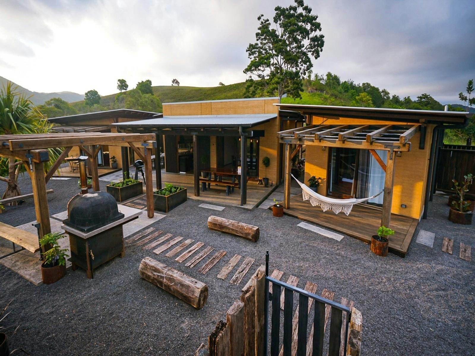 Plunge pool with a view