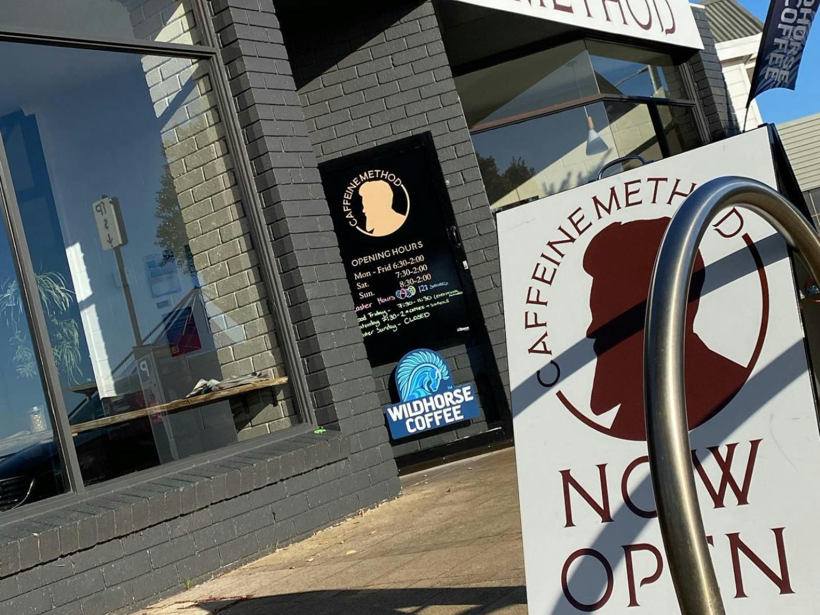 Outside view of cafe